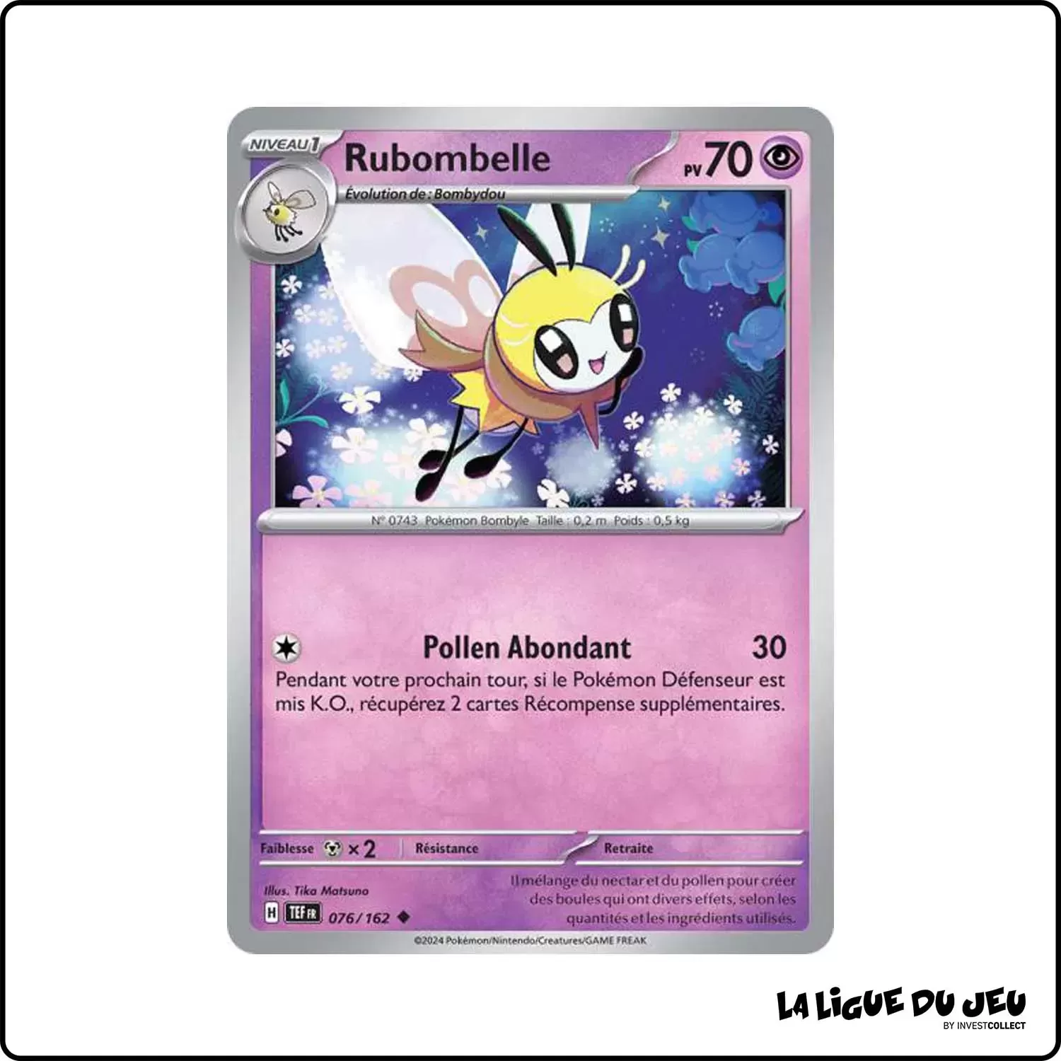 Peu commune - Pokemon - Forces Temporelles - Rubombelle 76/162