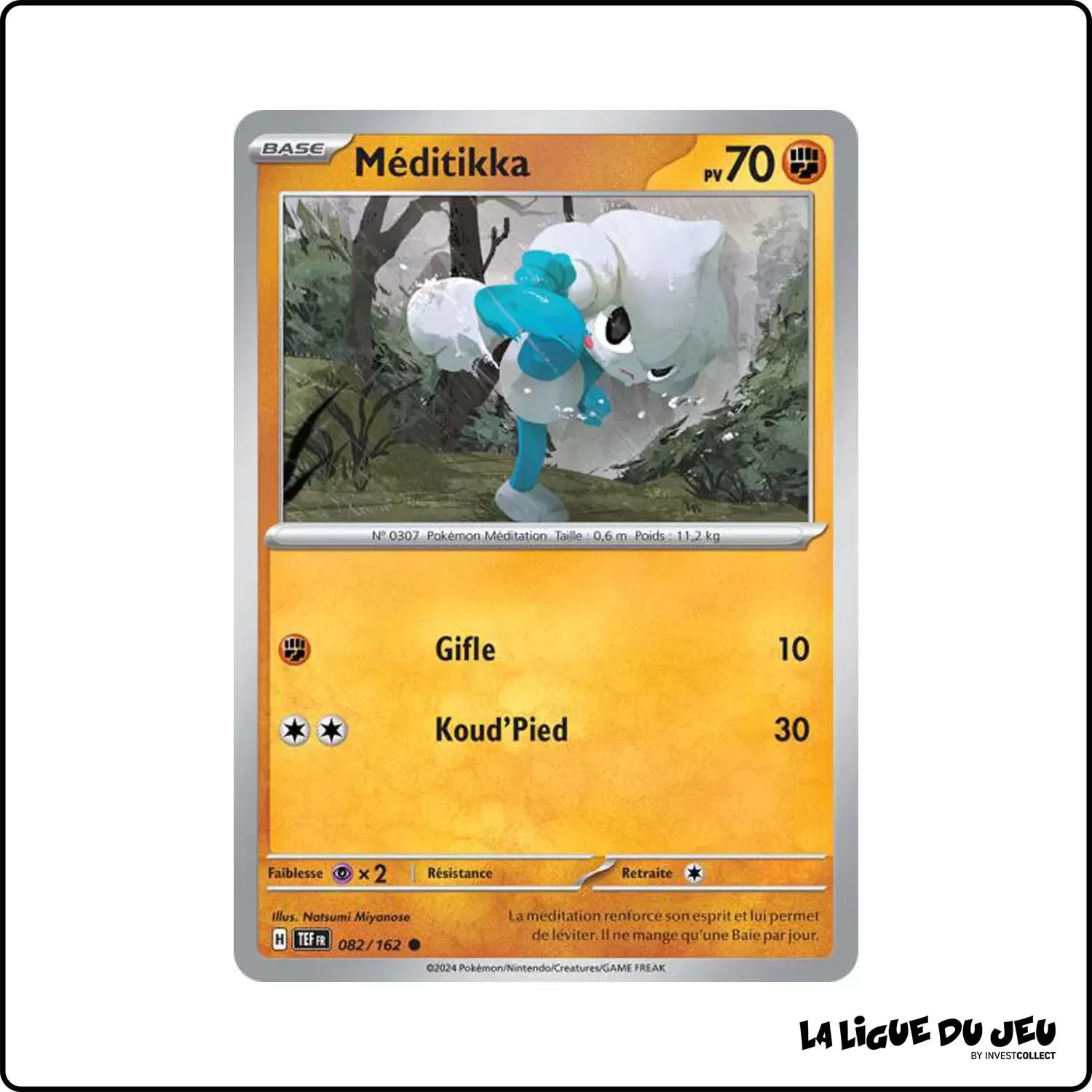 Commune - Pokemon - Forces Temporelles - Méditikka 82/162