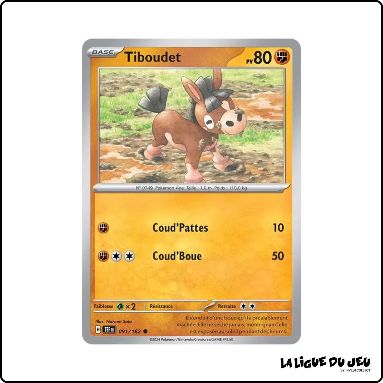 Commune - Pokemon - Forces Temporelles - Tiboudet 91/162