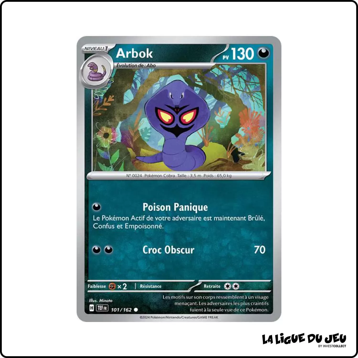 Commune - Pokemon - Forces Temporelles - Arbok 101/162