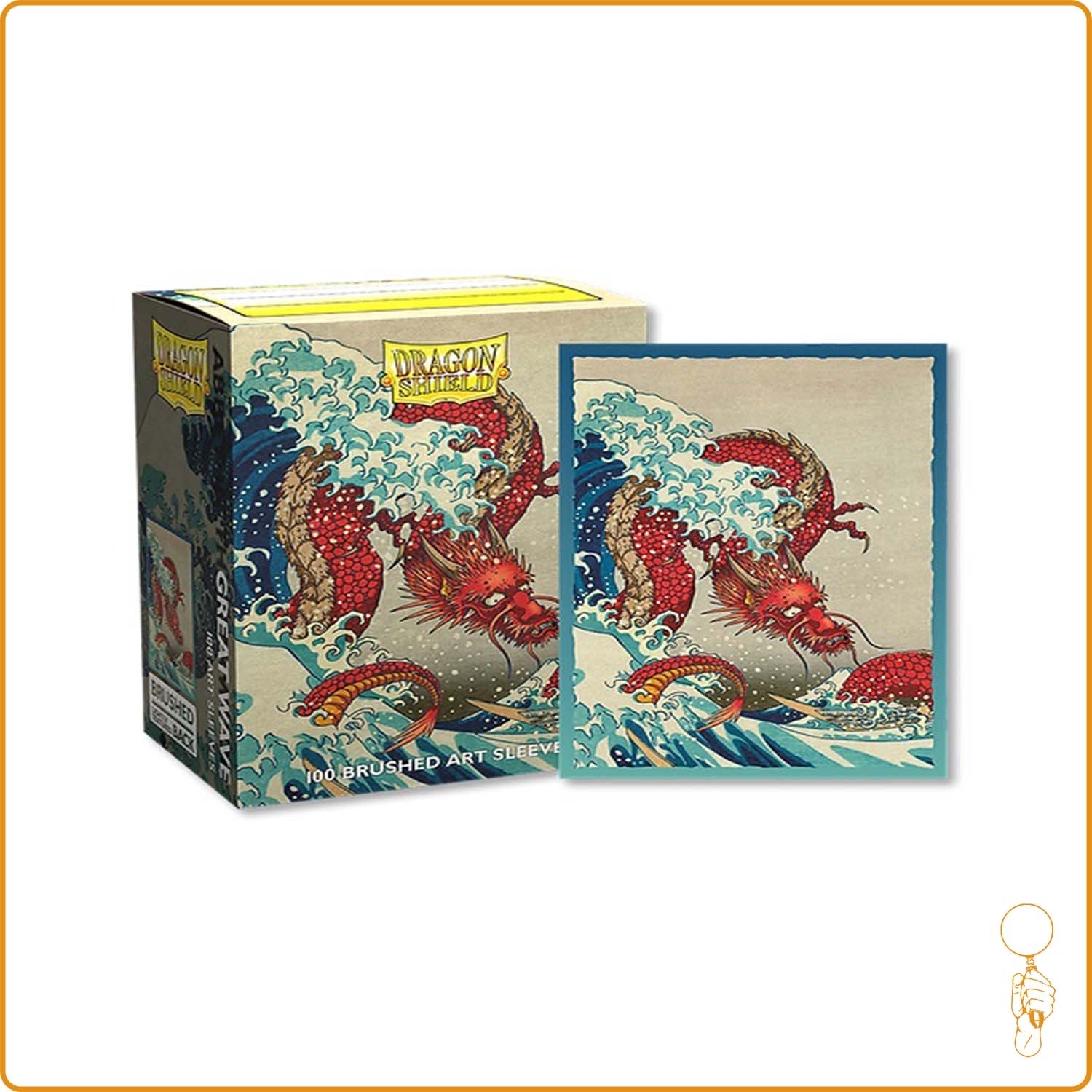 Dragon Shield Sleeves: Serialized Gold LE The Great Wave off Kanagawa, Accessories
