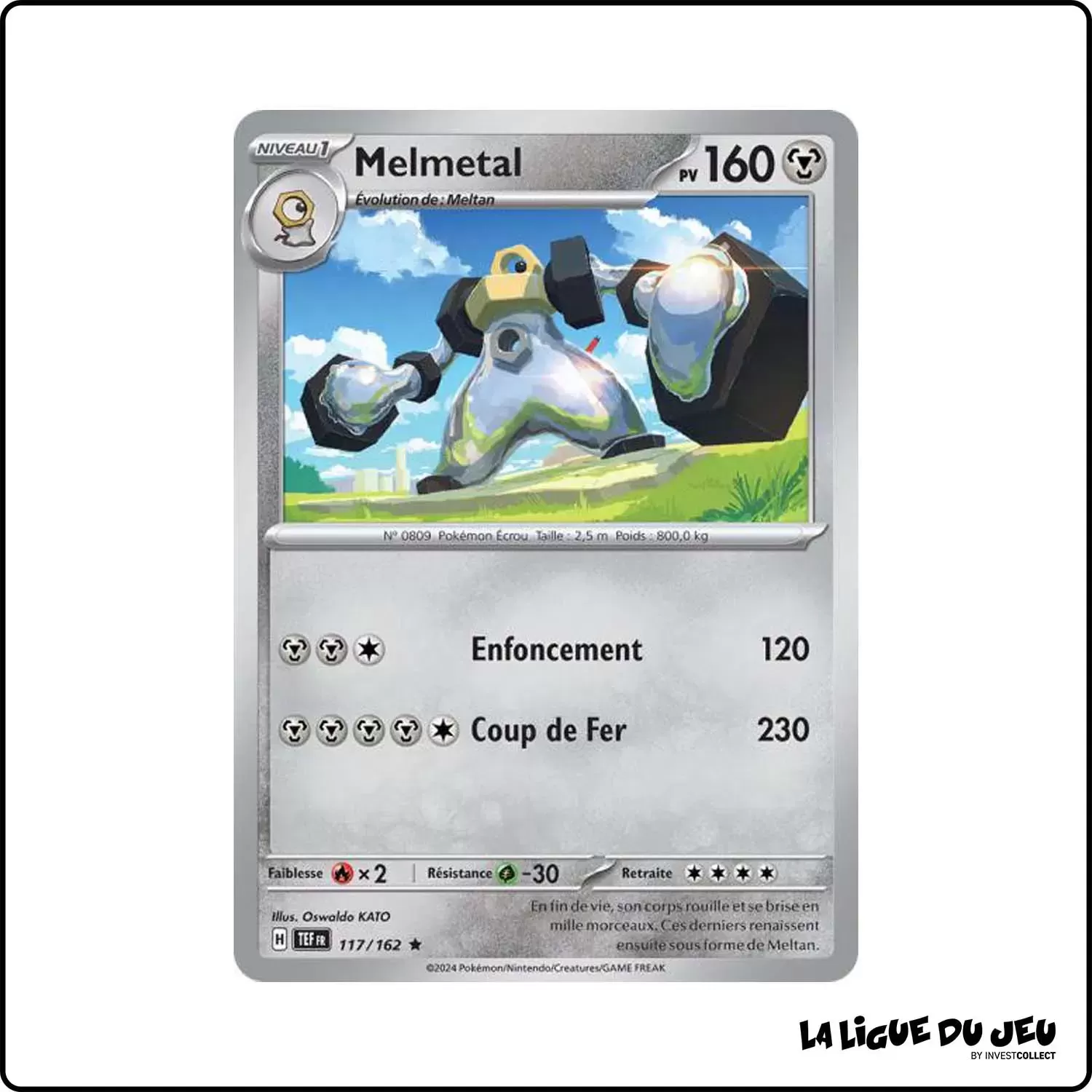 Rare - Pokemon - Forces Temporelles - Melmetal 117/162