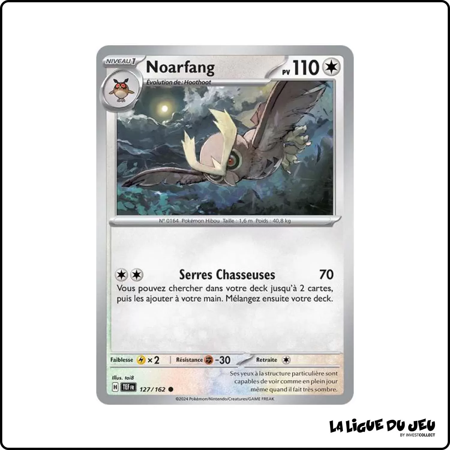 Commune - Pokemon - Forces Temporelles - Noarfang 127/162