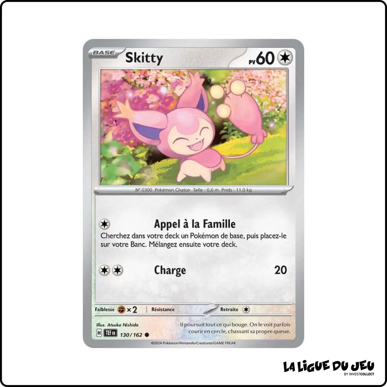 Commune - Pokemon - Forces Temporelles - Skitty 130/162