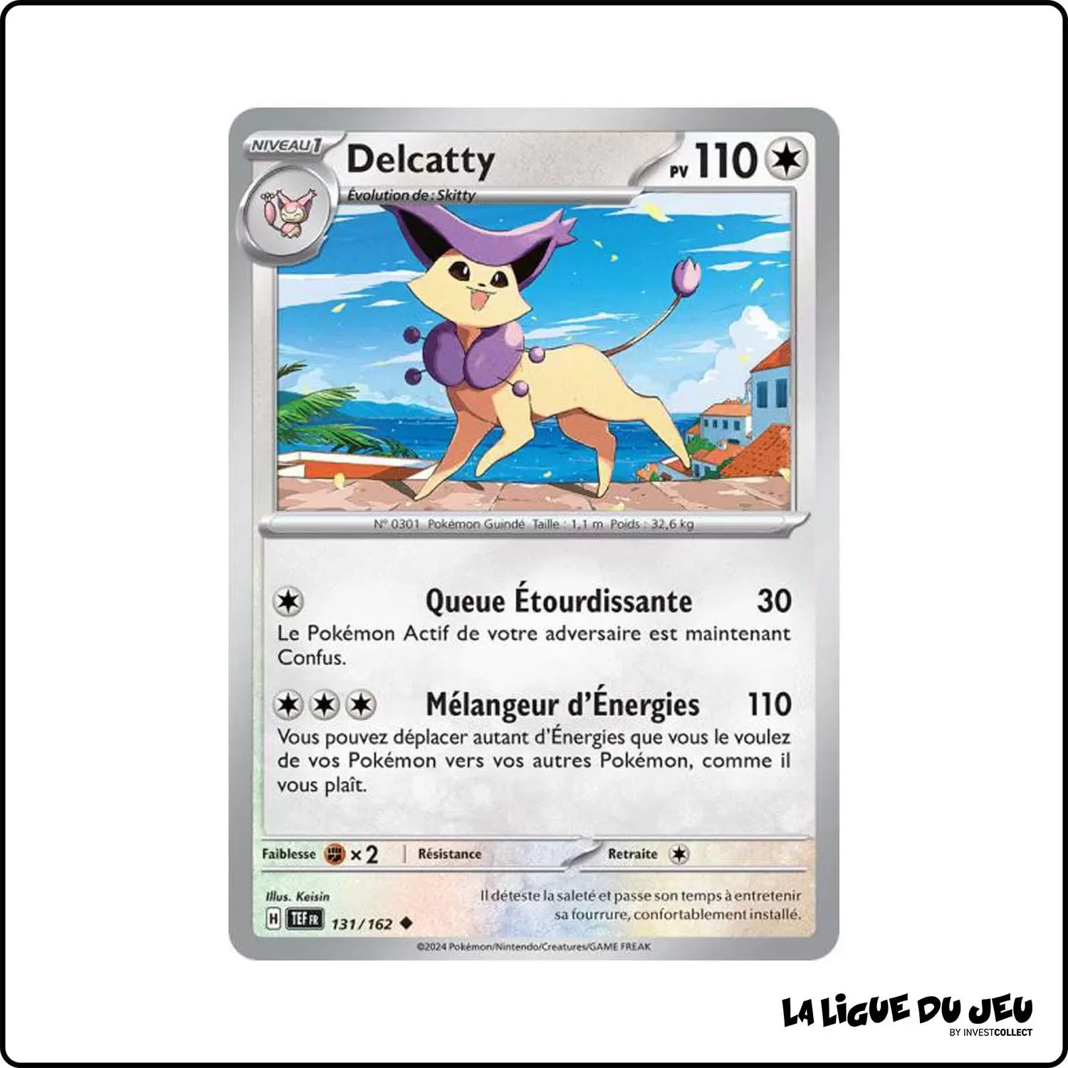 Peu commune - Pokemon - Forces Temporelles - Delcatty 131/162