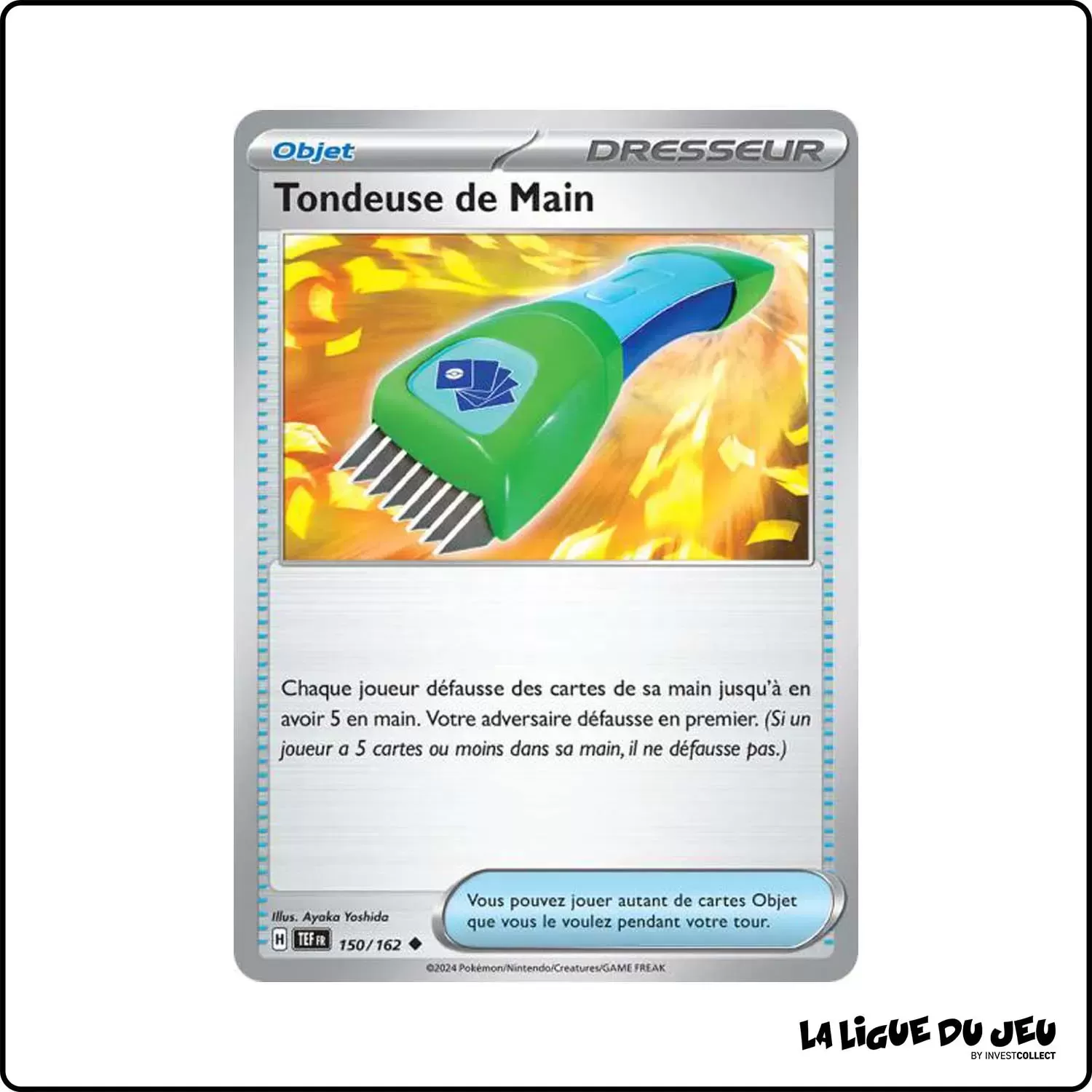 Peu commune - Pokemon - Forces Temporelles - Tondeuse de Main 150/162