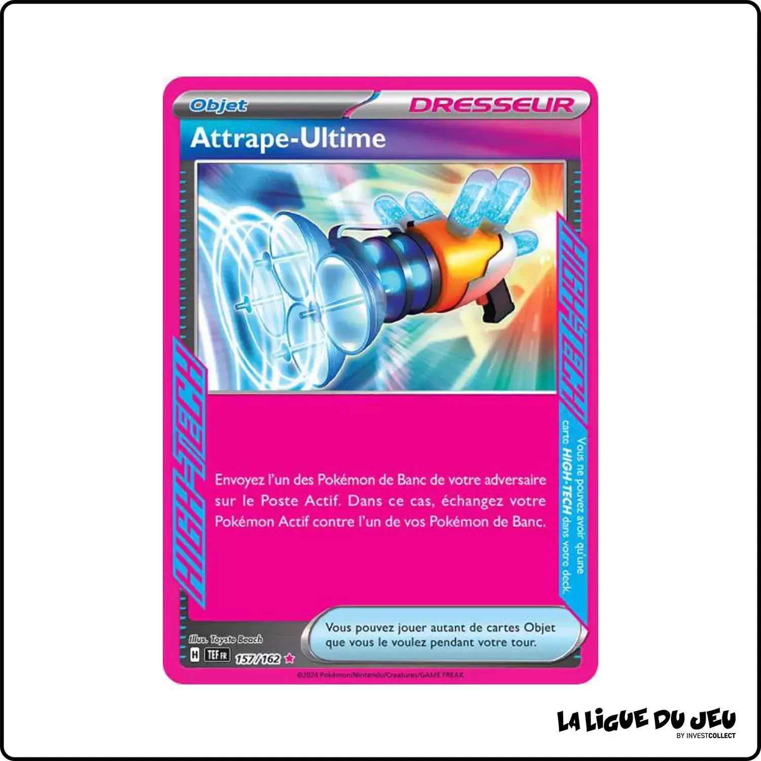 High-Tech - Pokemon - Forces Temporelles - Attrape-Ultime 157/162 Pokemon Company - 1