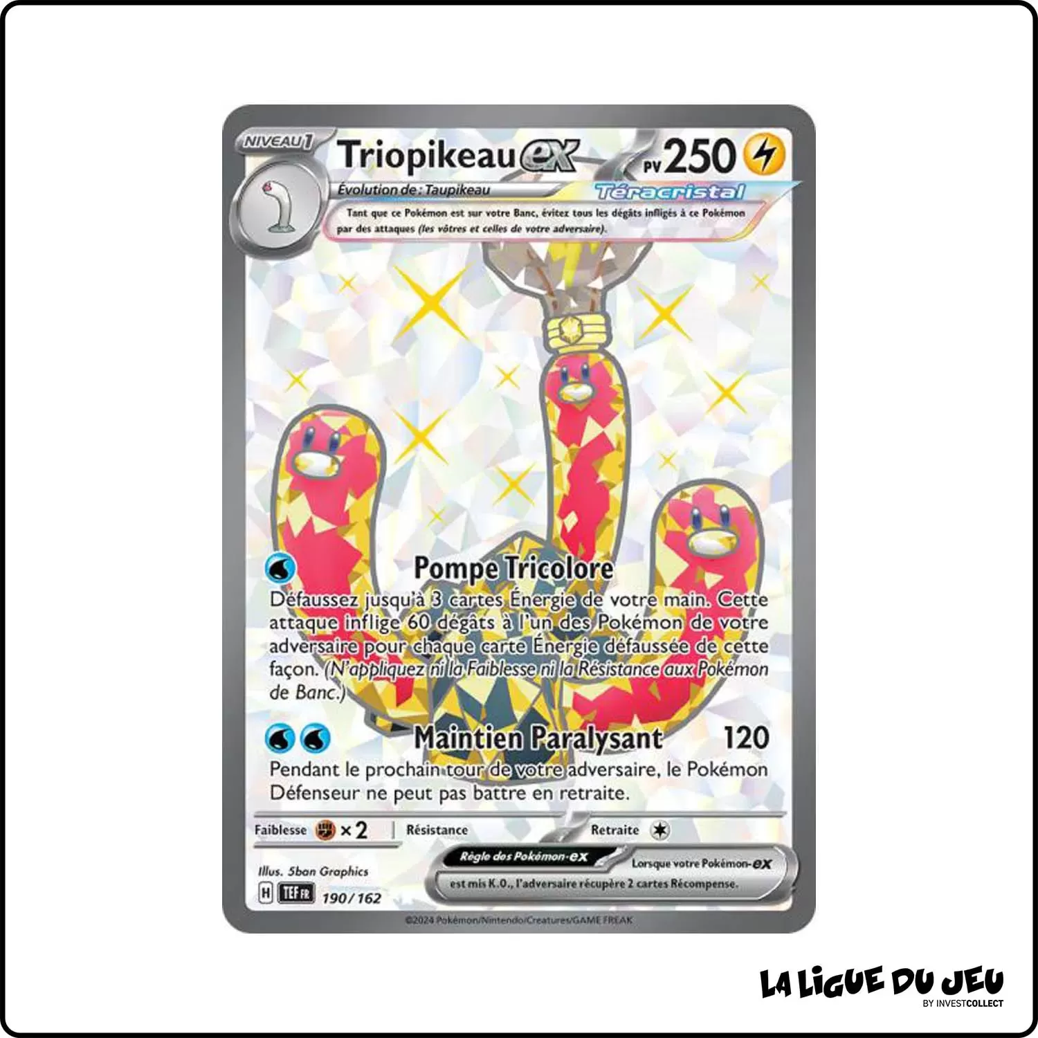 Ultra - Pokemon - Forces Temporelles - Triopikeau-ex 190/162