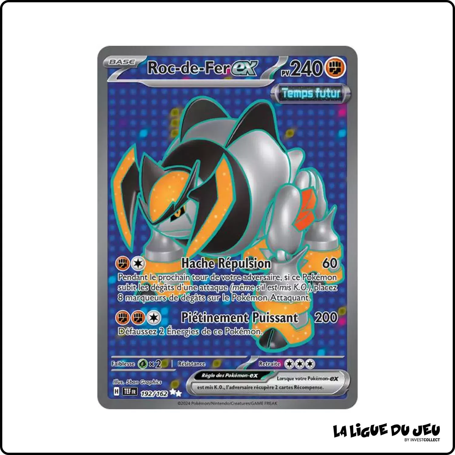 Ultra - Pokemon - Forces Temporelles - Roc-de-Fer-ex 192/162