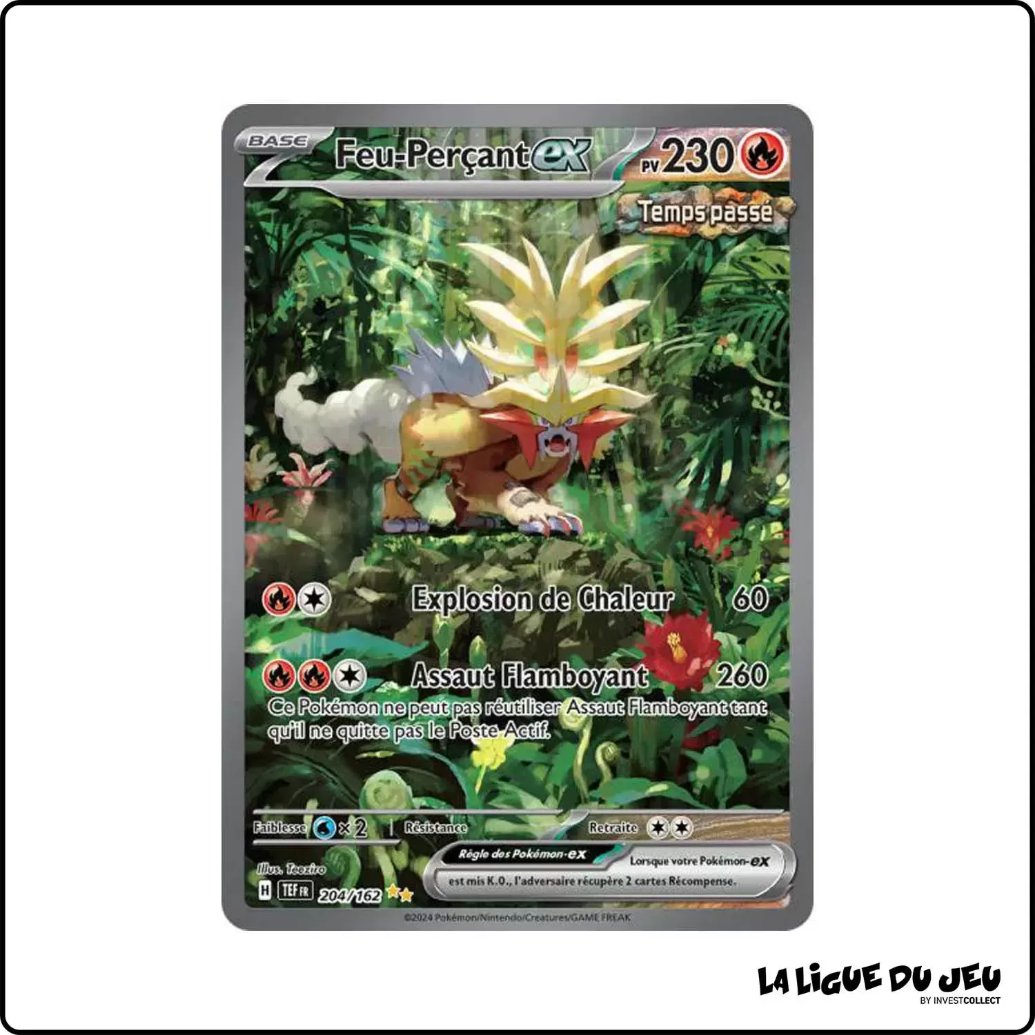 ISR - Pokemon - Forces Temporelles - Feu-Perçant-ex 204/162