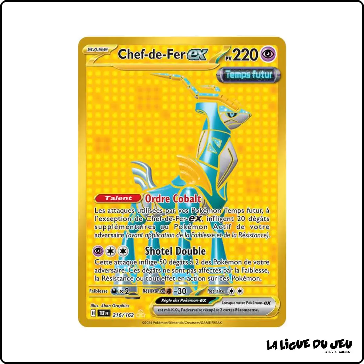 Secrete - Pokemon - Forces Temporelles - Chef-de-Fer-ex 216/162