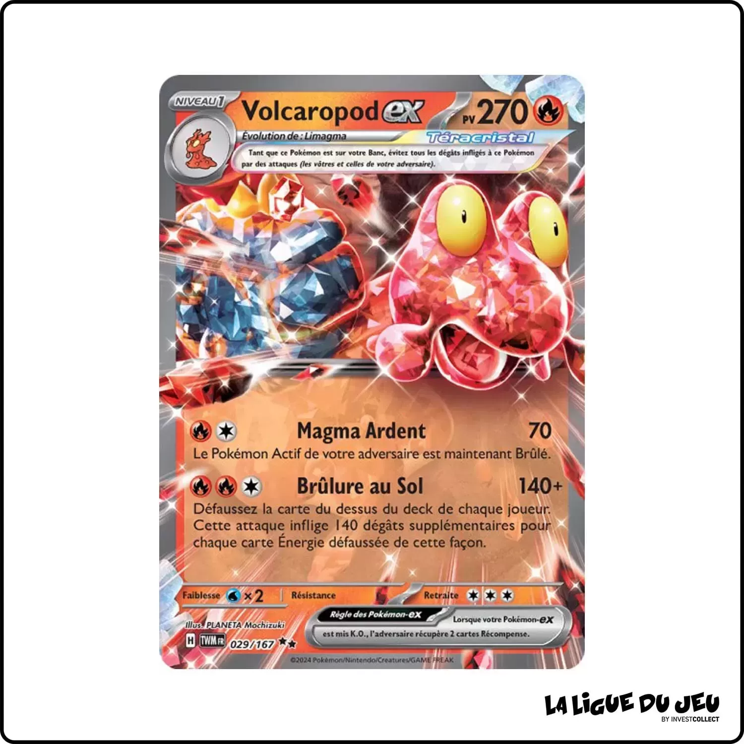 Secrete - Pokemon - Mascarade Crépusculaire - Volcaropod-ex 29/167