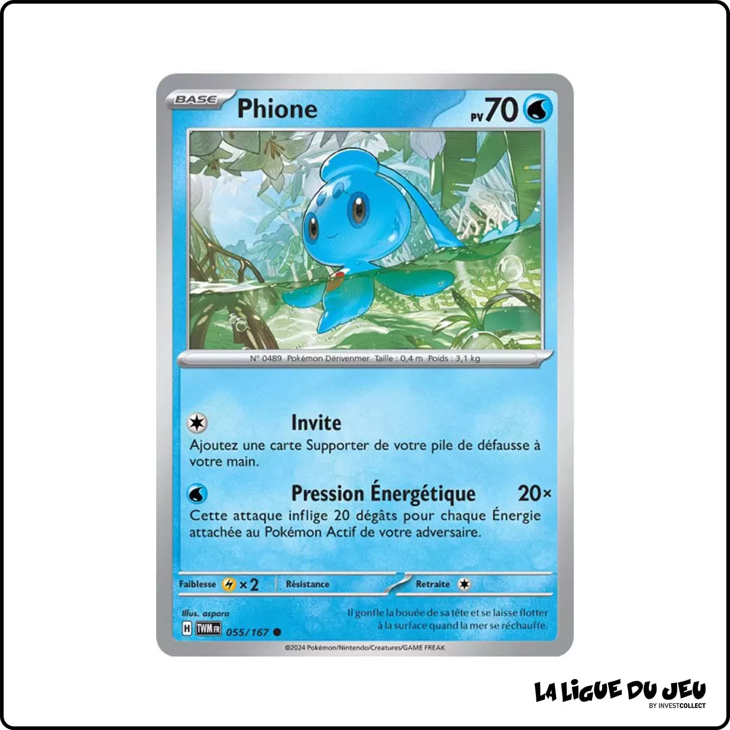 Commune - Pokemon - Mascarade Crépusculaire - Phione 55/167