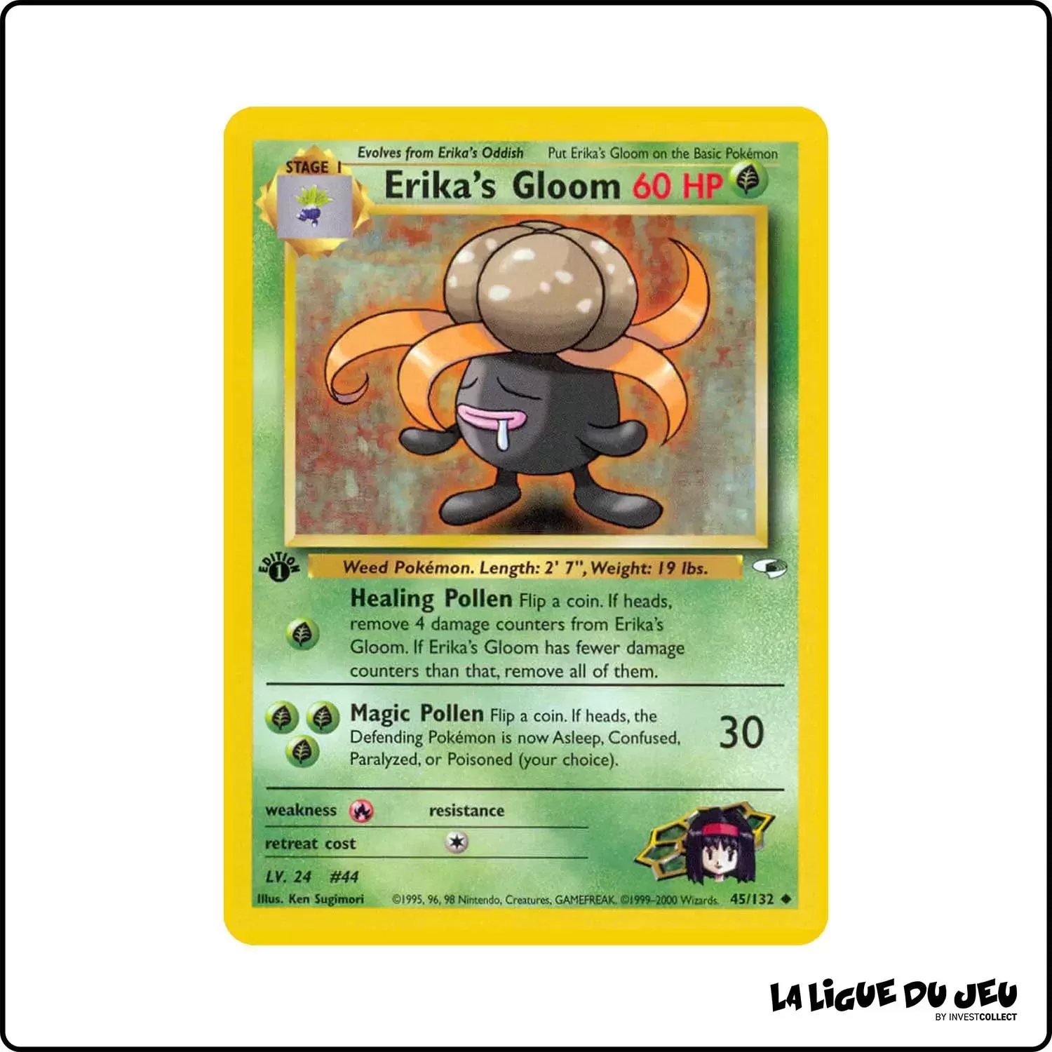 Peu commune - Pokemon - Gym Heroes - Erika's Gloom 45/132 Wizards - 1