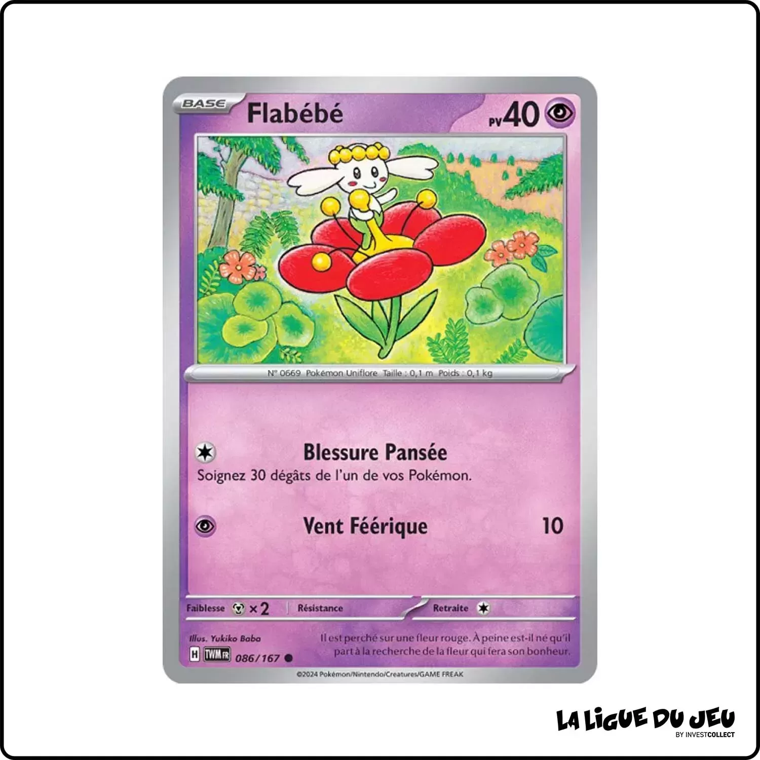 Commune - Pokemon - Mascarade Crépusculaire - Flabébé 86/167