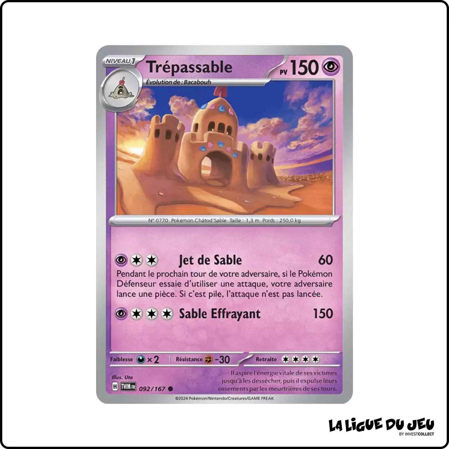 Commune - Pokemon - Mascarade Crépusculaire - Trépassable 92/167