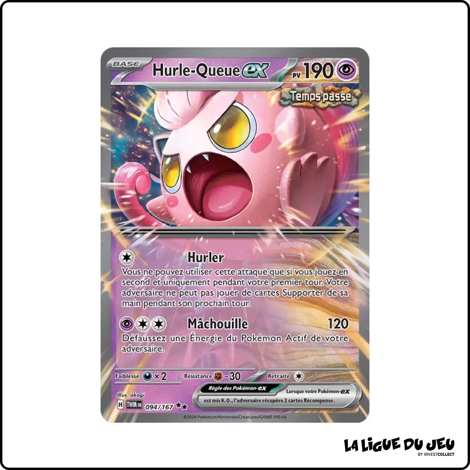 Secrete - Pokemon - Mascarade Crépusculaire - Hurle-Queue-ex 94/167