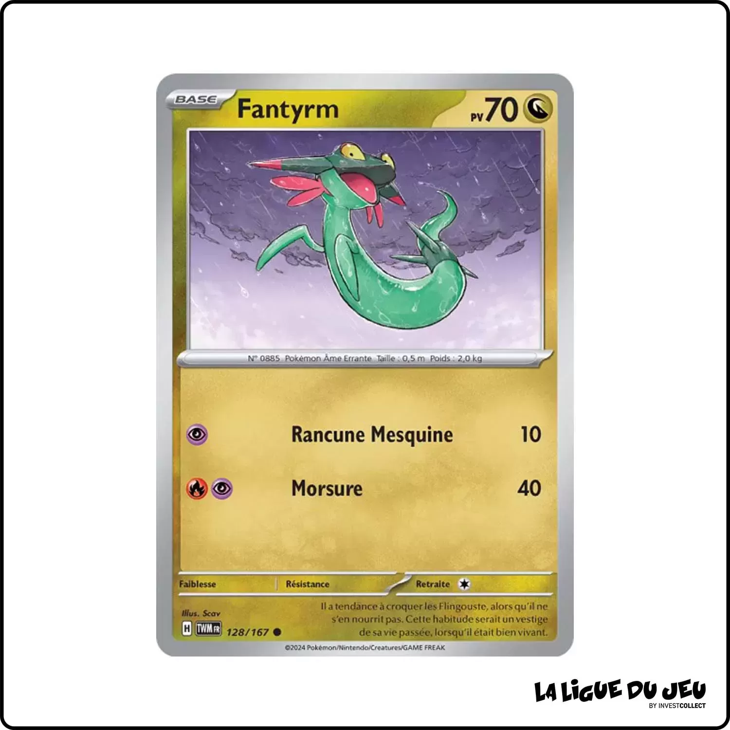 Commune - Pokemon - Mascarade Crépusculaire - Fantyrm 128/167