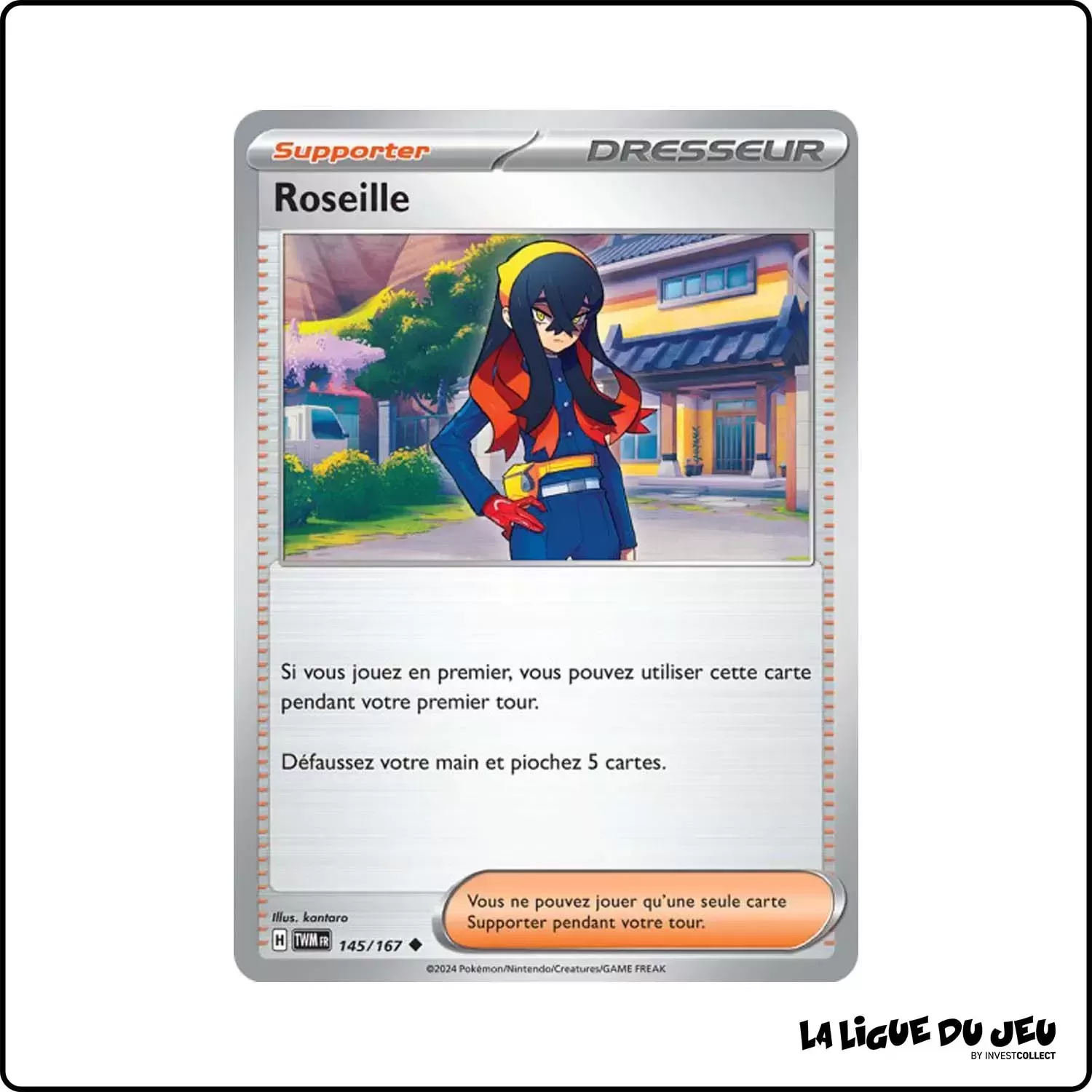 Peu commune - Pokemon - Mascarade Crépusculaire - Roseille 145/167