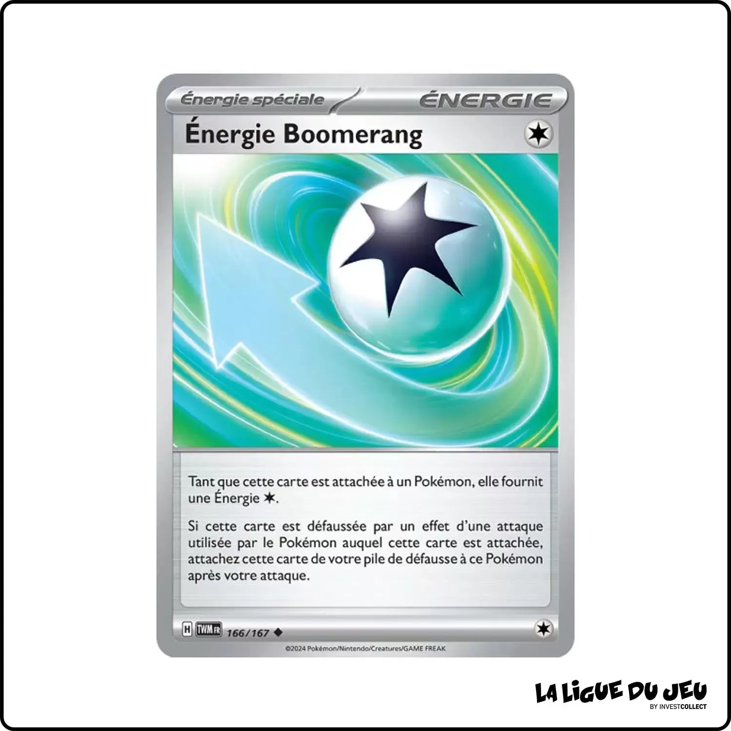 Peu commune - Pokemon - Mascarade Crépusculaire - Énergie Boomerang 166/167