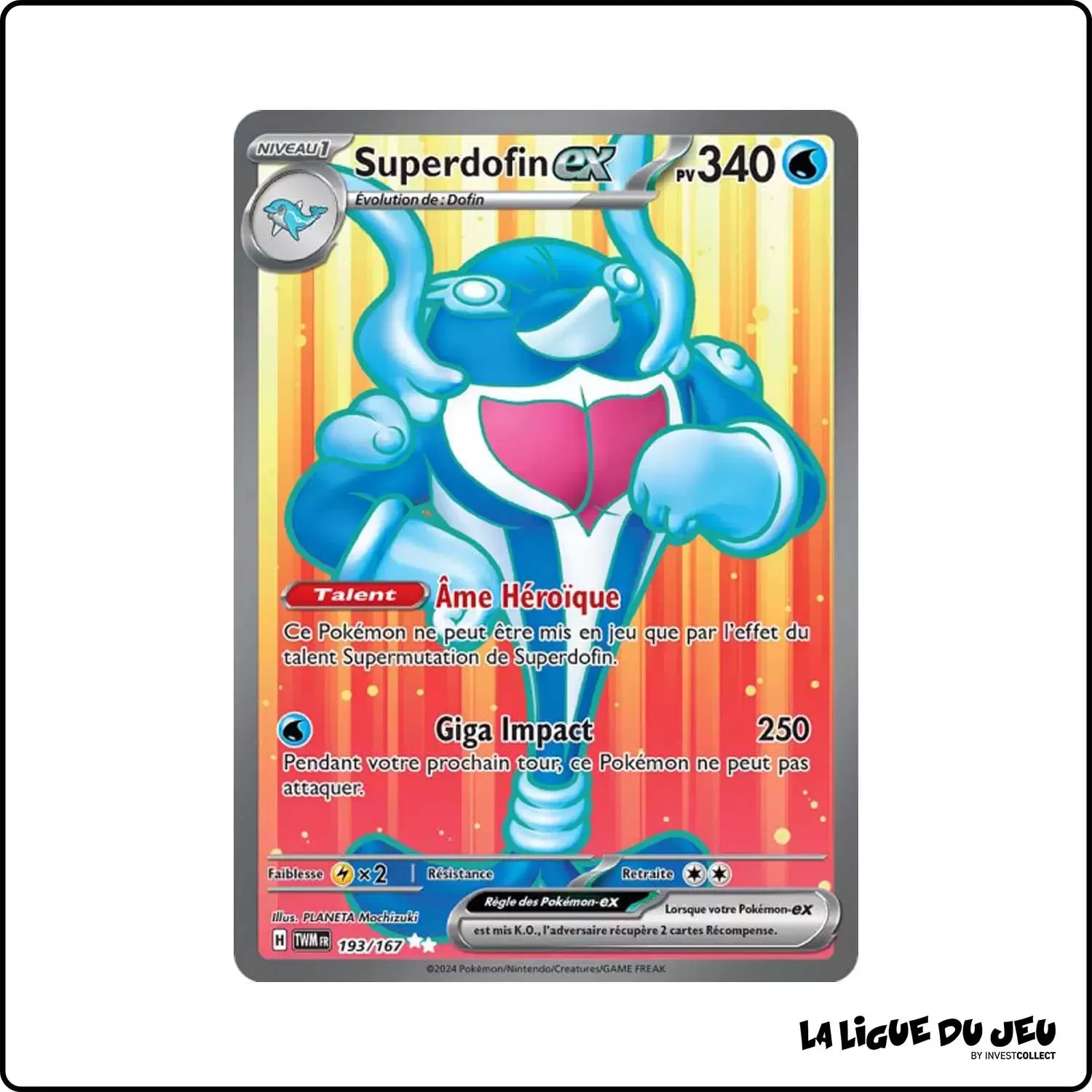 Ultra - Pokemon - Mascarade Crépusculaire - Superdofin-ex 193/167