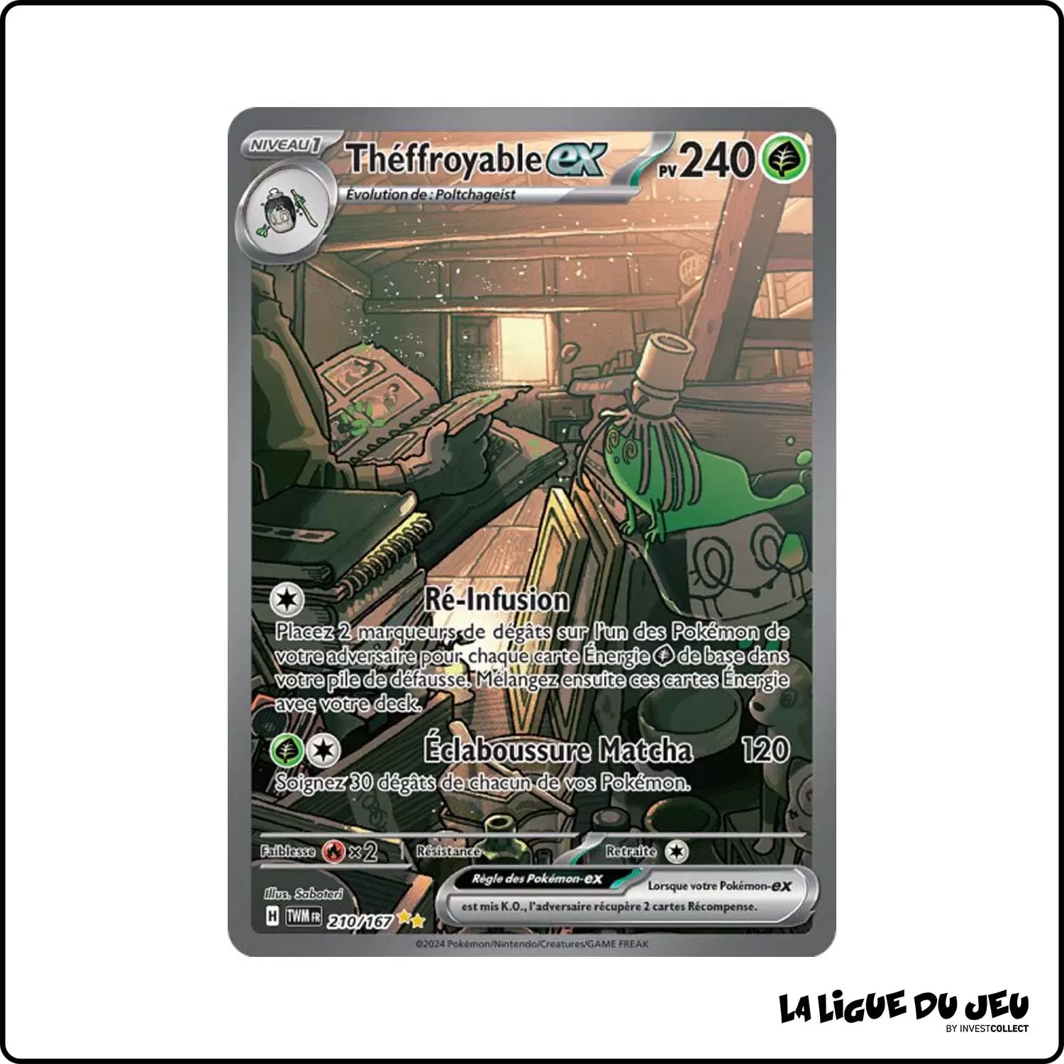 ISR - Pokemon - Mascarade Crépusculaire - Théffroyable-ex 210/167