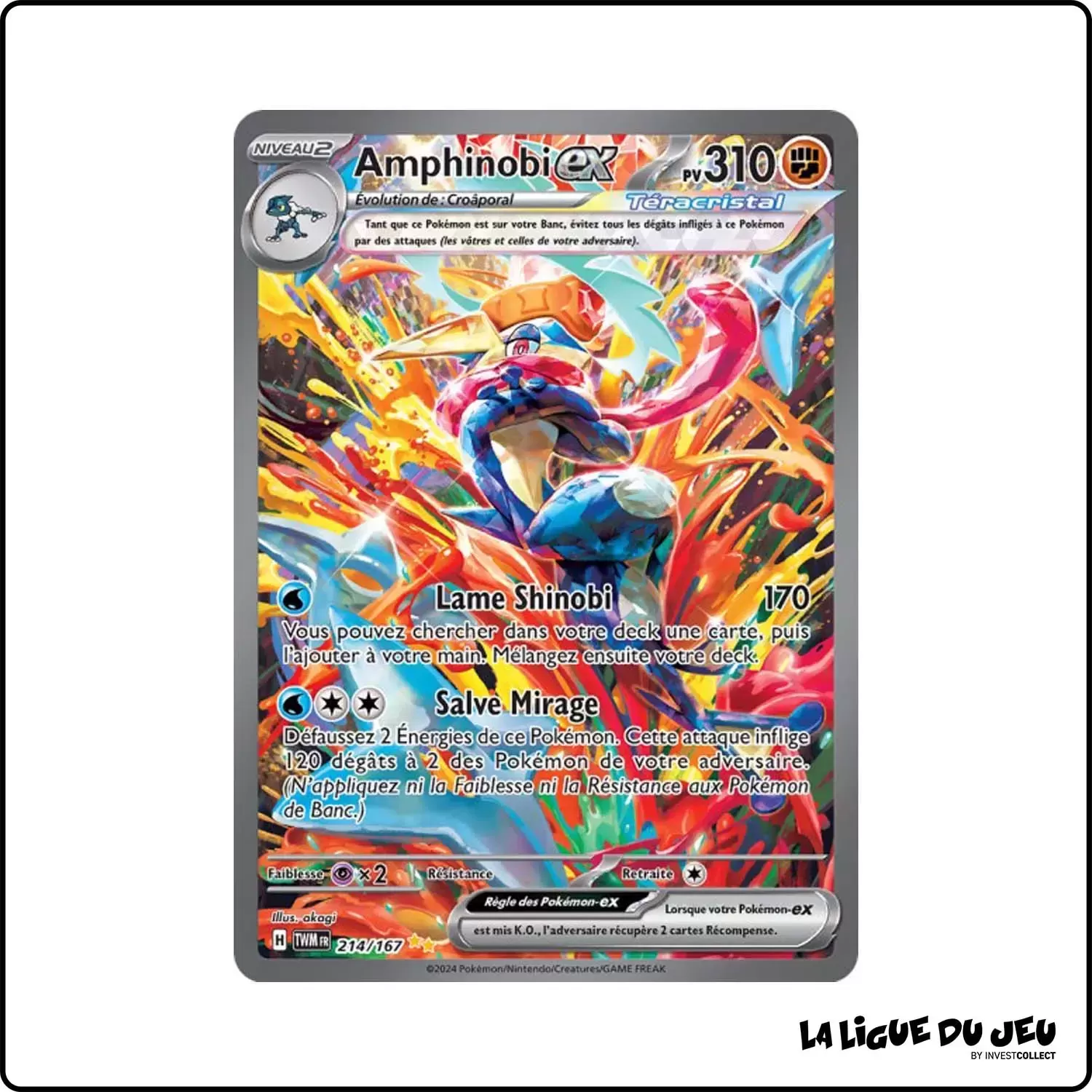 ISR - Pokemon - Mascarade Crépusculaire - Amphinobi-ex 214/167