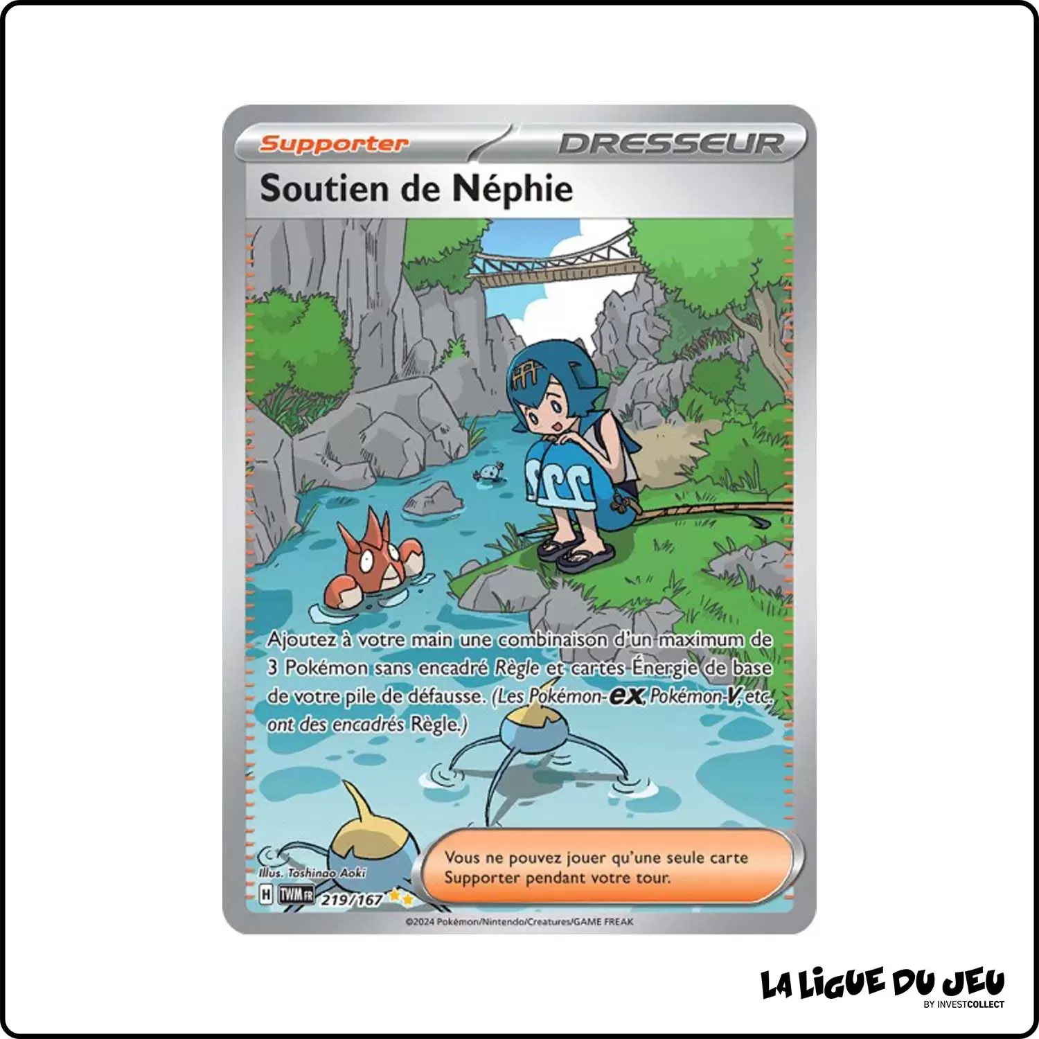 ISR - Pokemon - Mascarade Crépusculaire - Soutien de Néphie 219/167