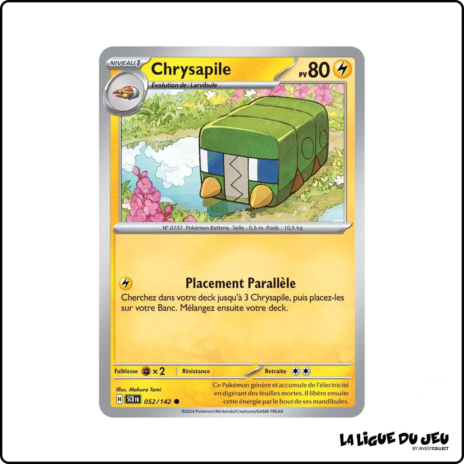 Commune - Pokemon - Couronne Stellaire - Chrysapile 52/142