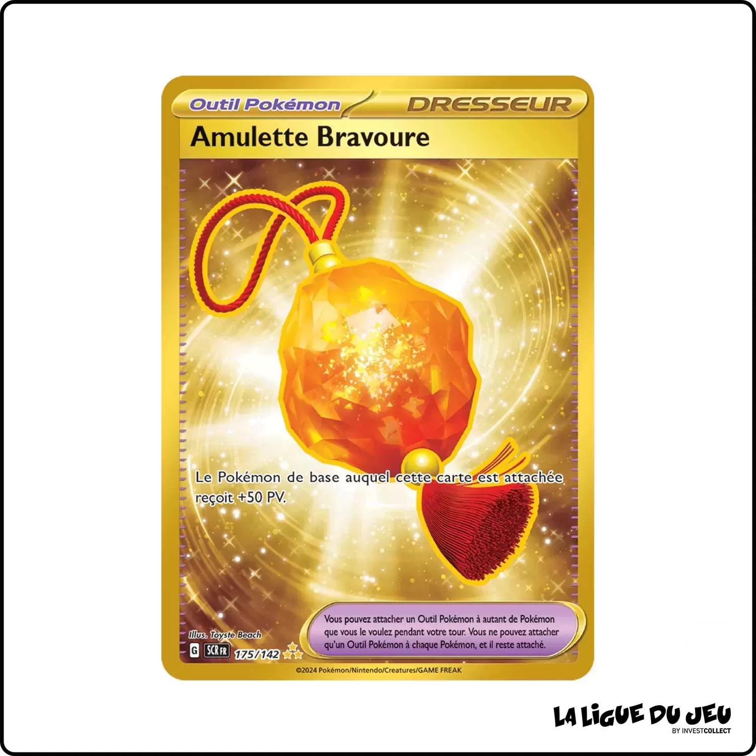 Secrete - Pokemon - Couronne Stellaire - Amulette Bravoure 175/142