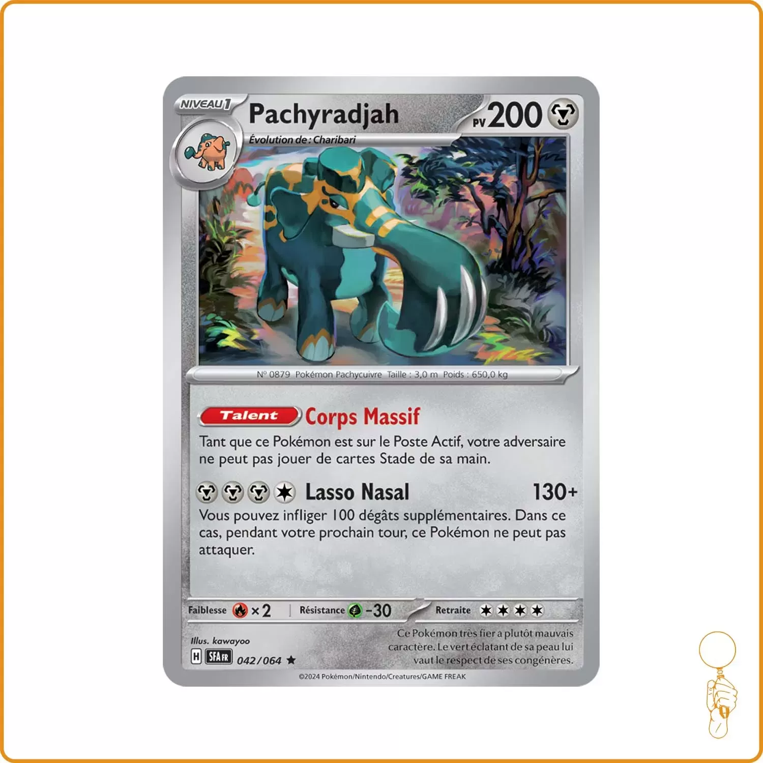 Rare - Pokemon - Fable Nébuleuse - Pachyradjah 42/64