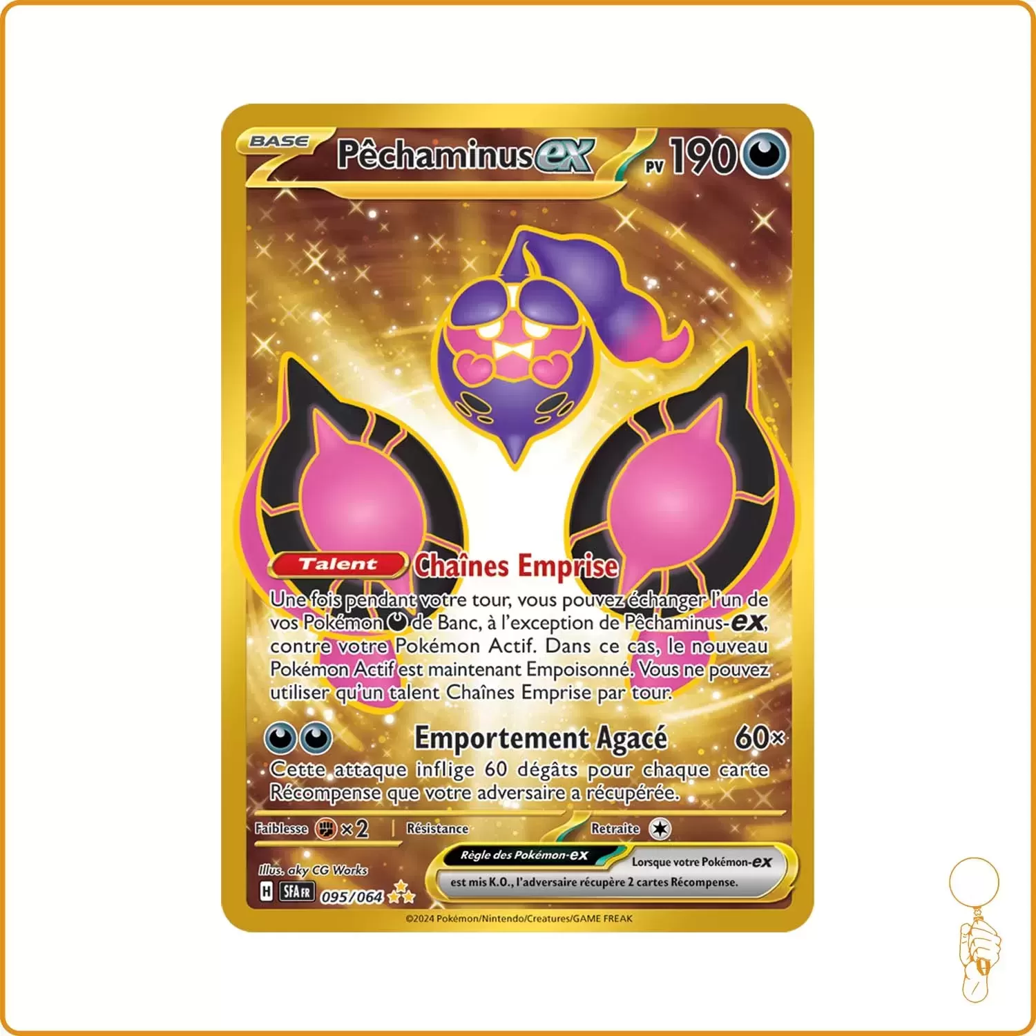 Secrete - Pokemon - Fable Nébuleuse - Pêchaminus-ex 95/64