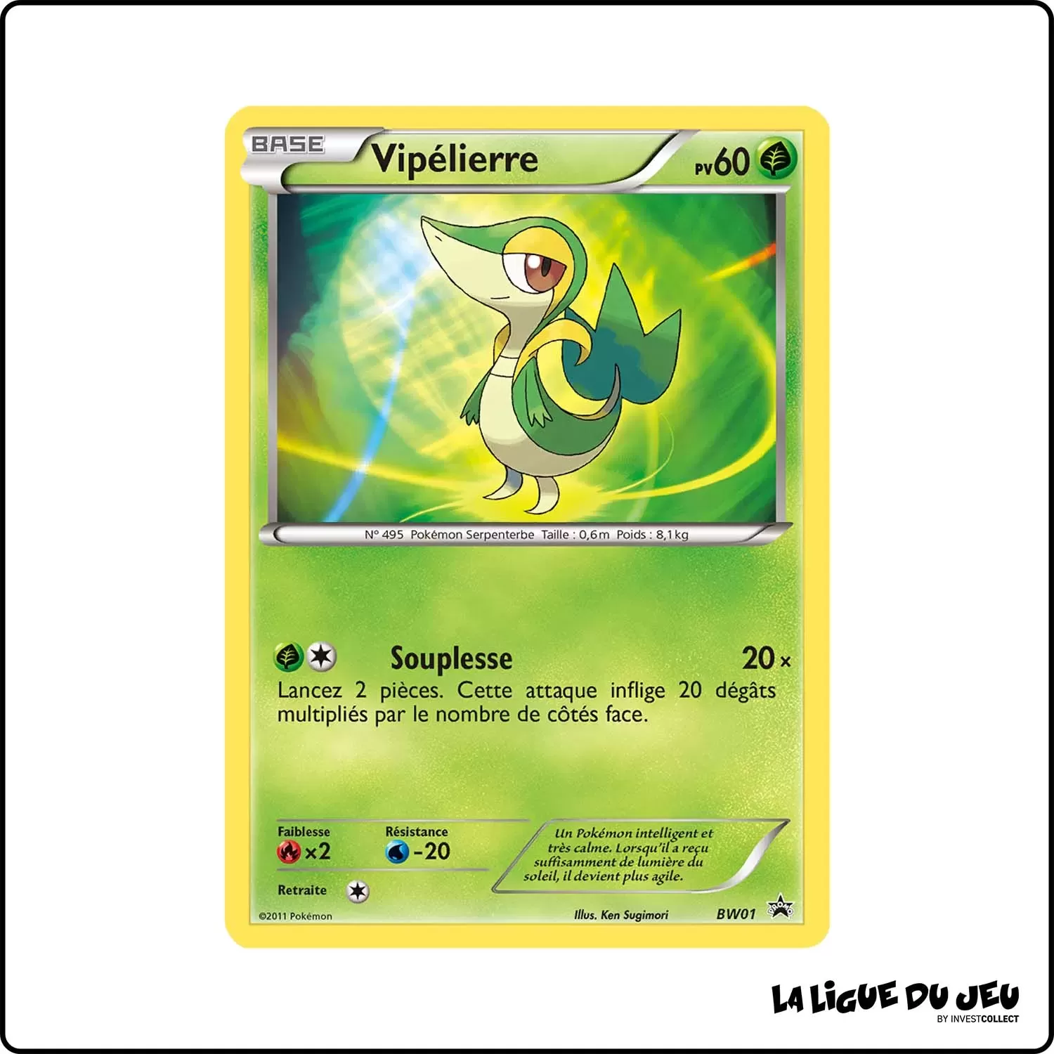 Promo - Pokemon - Noir et Blanc Promo - Vipélierre BW01