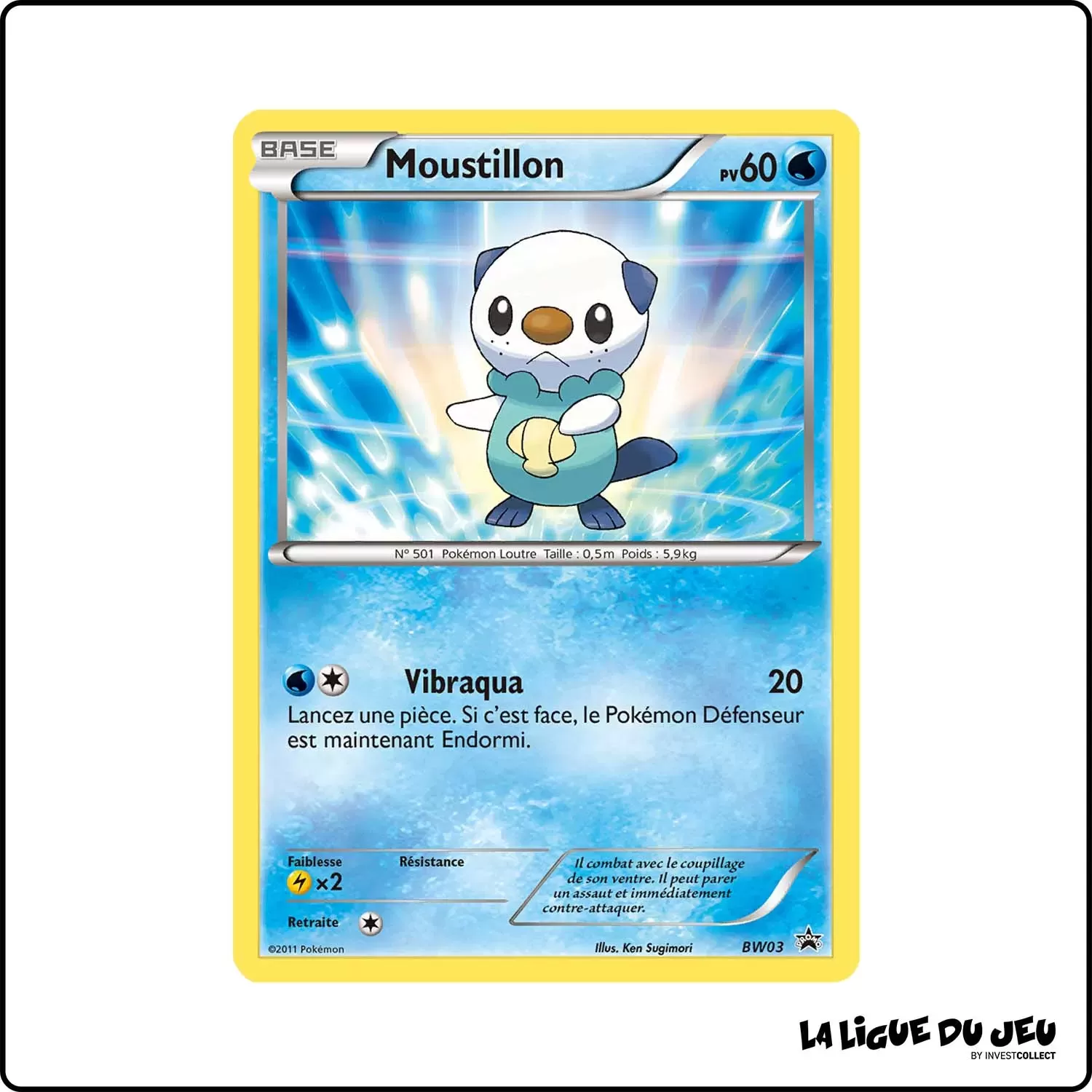 Promo - Pokemon - Noir et Blanc Promo - Moustillon BW03