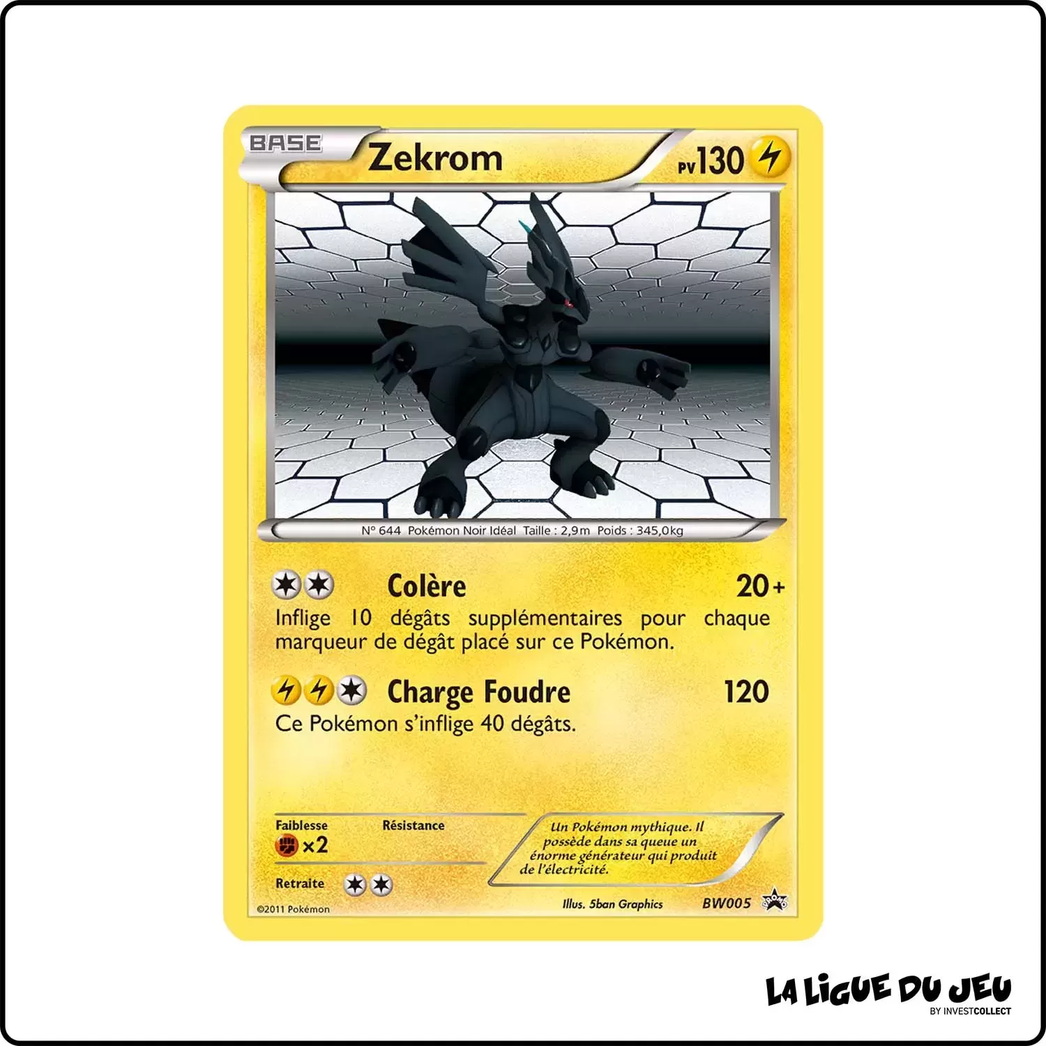 Promo - Pokemon - Noir et Blanc Promo - Zekrom BW05