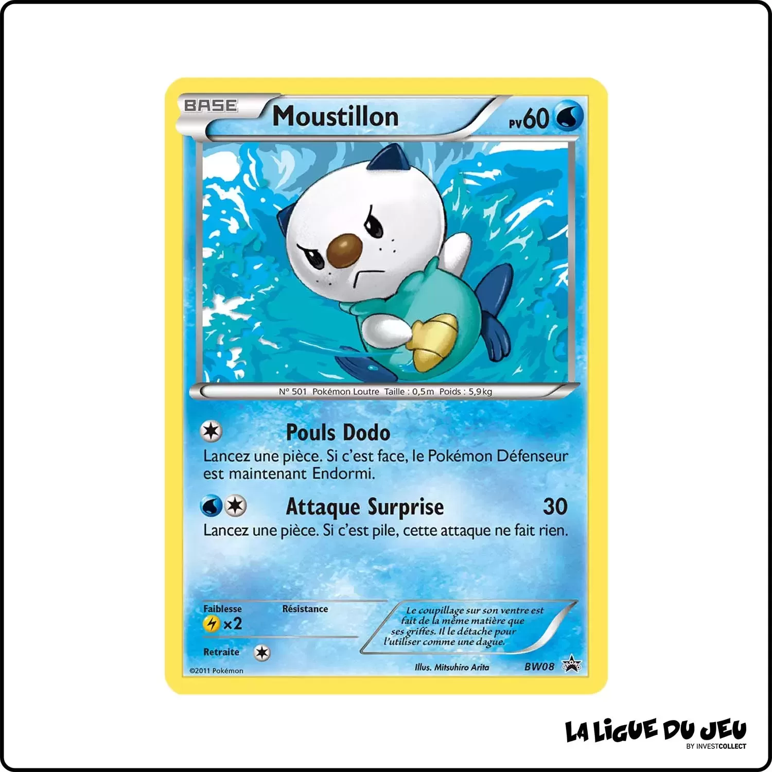 Promo - Pokemon - Noir et Blanc Promo - Moustillon BW08