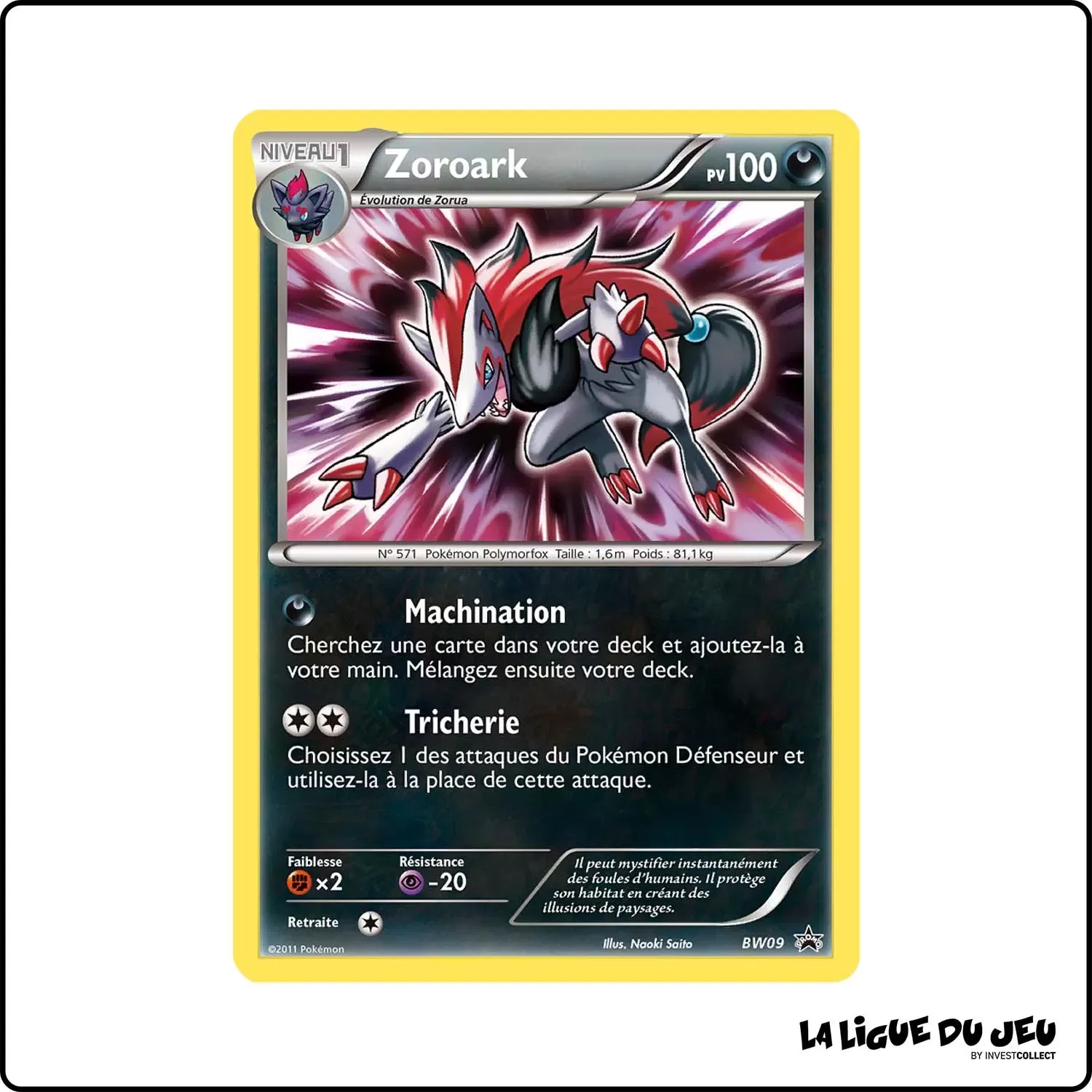 Promo - Pokemon - Noir et Blanc Promo - Zoroark BW09