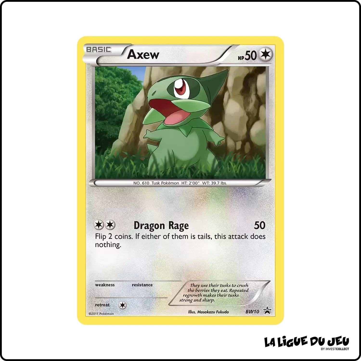 Promo - Pokemon - Noir et Blanc Promo - Axew BW10