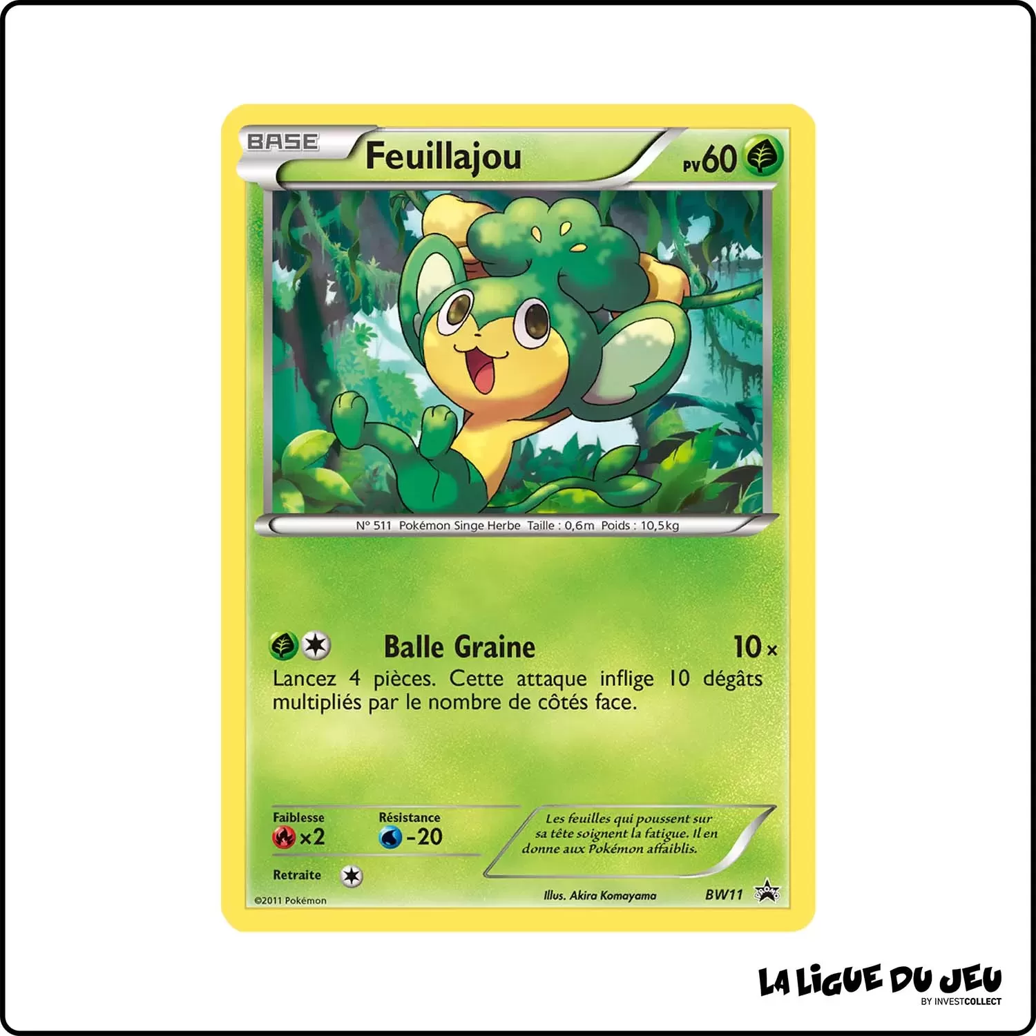 Promo - Pokemon - Noir et Blanc Promo - Feuillajou BW11