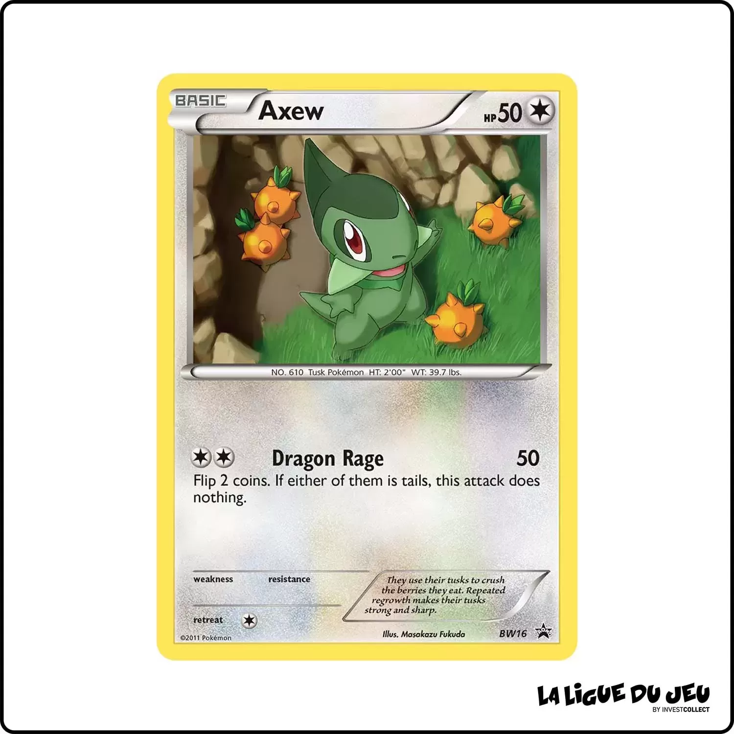 Promo - Pokemon - Noir et Blanc Promo - Axew BW16