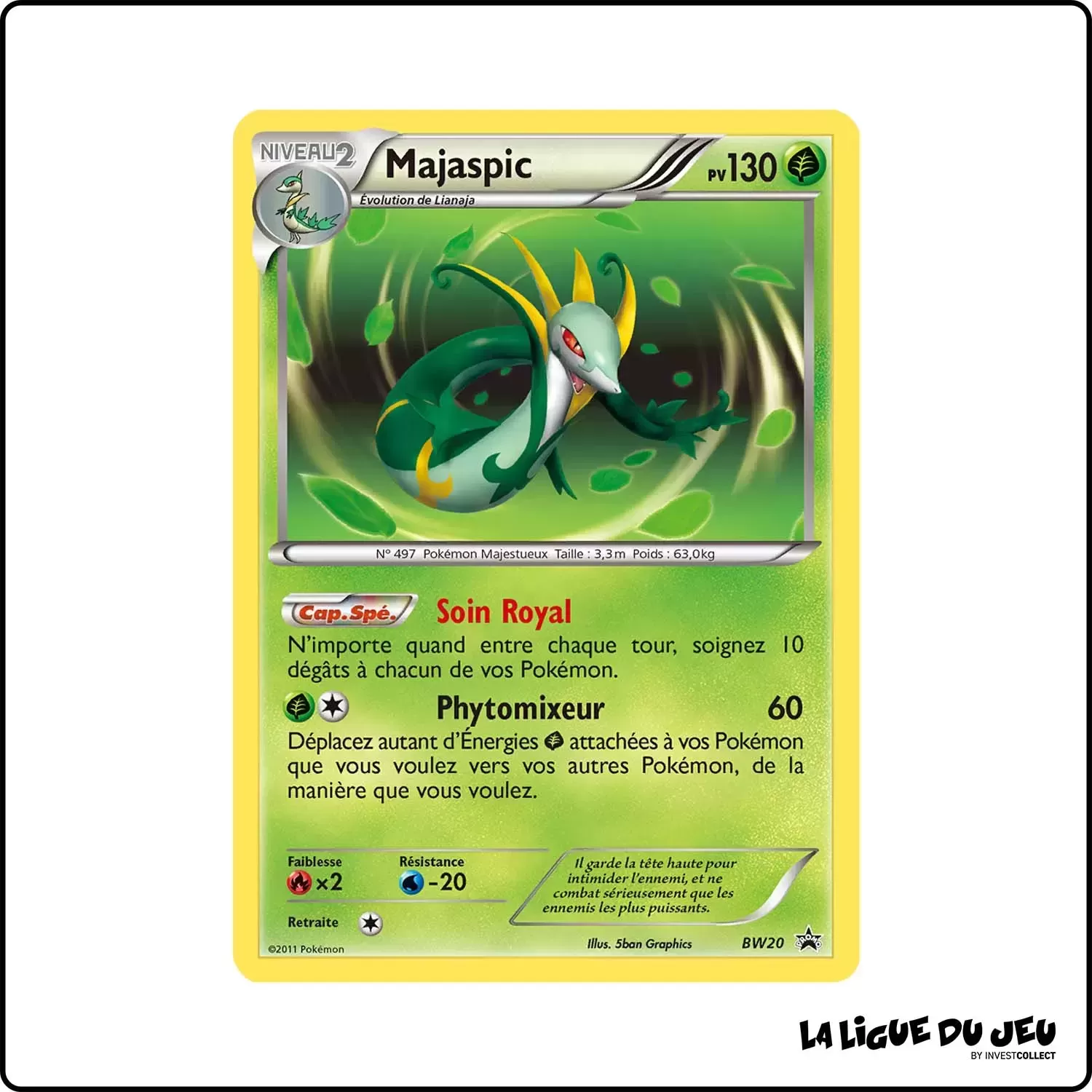 Promo - Pokemon - Noir et Blanc Promo - Majaspic BW20