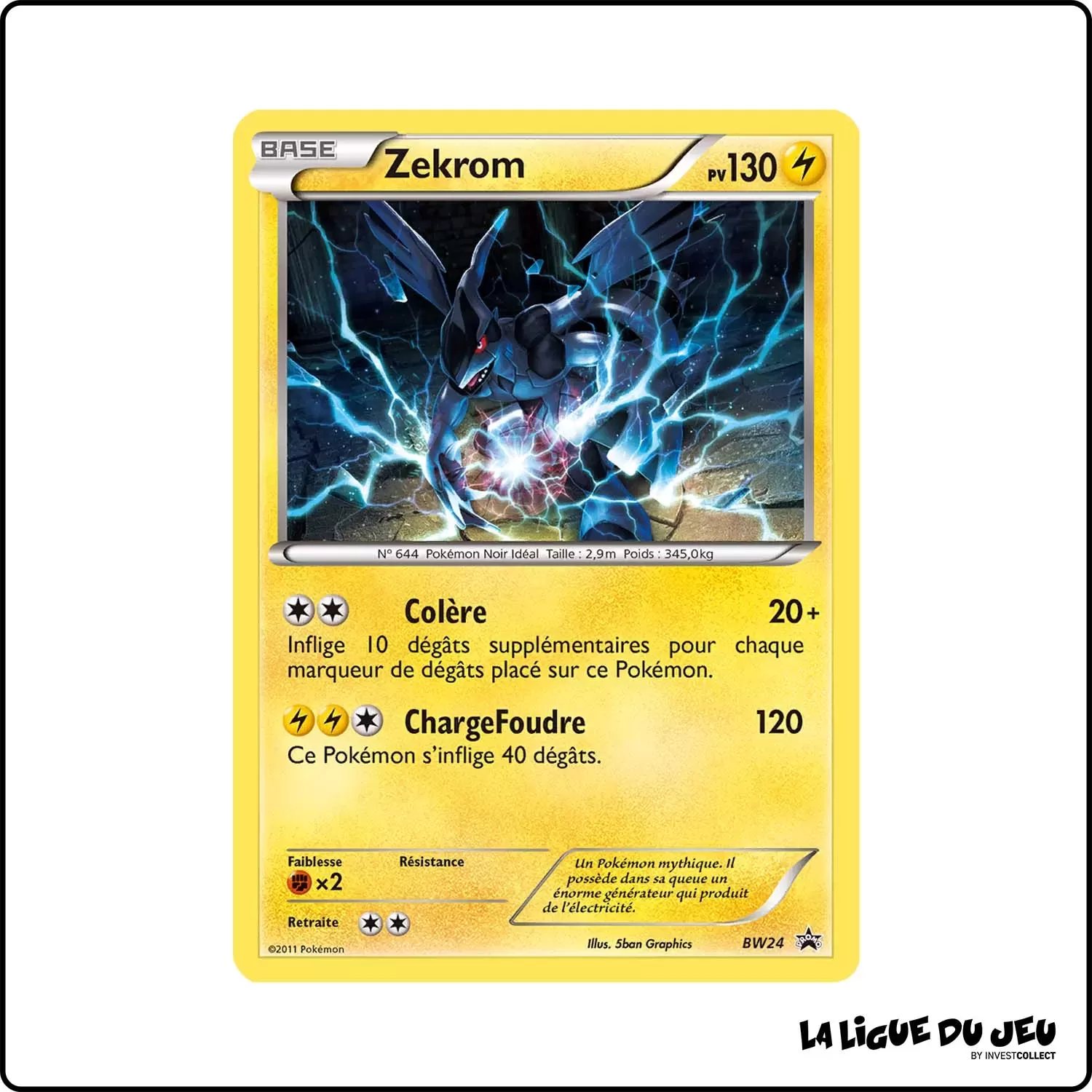 Promo - Pokemon - Noir et Blanc Promo - Zekrom BW24