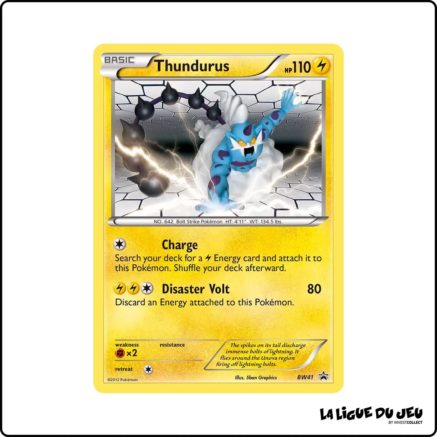 Promo - Pokemon - Noir et Blanc Promo - Thundurus BW41