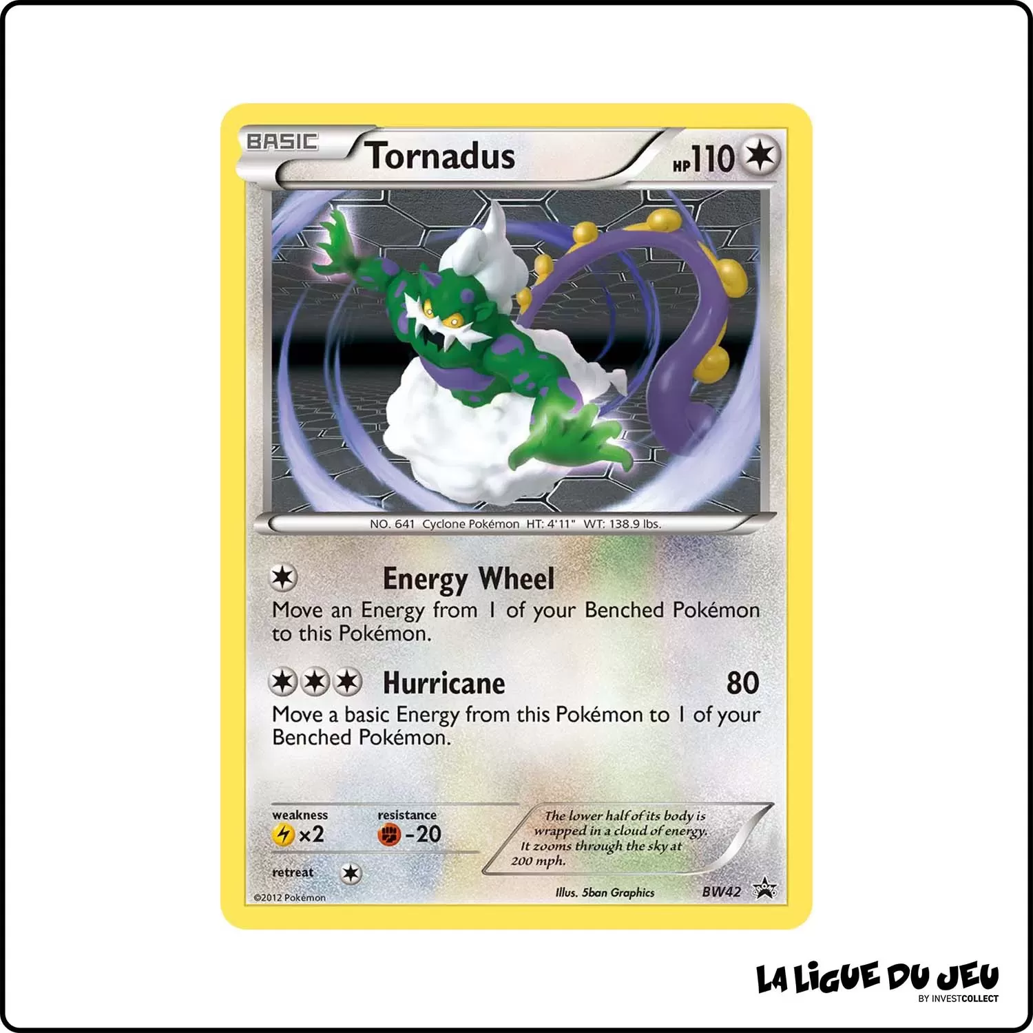 Promo - Pokemon - Noir et Blanc Promo - Tornadus BW42