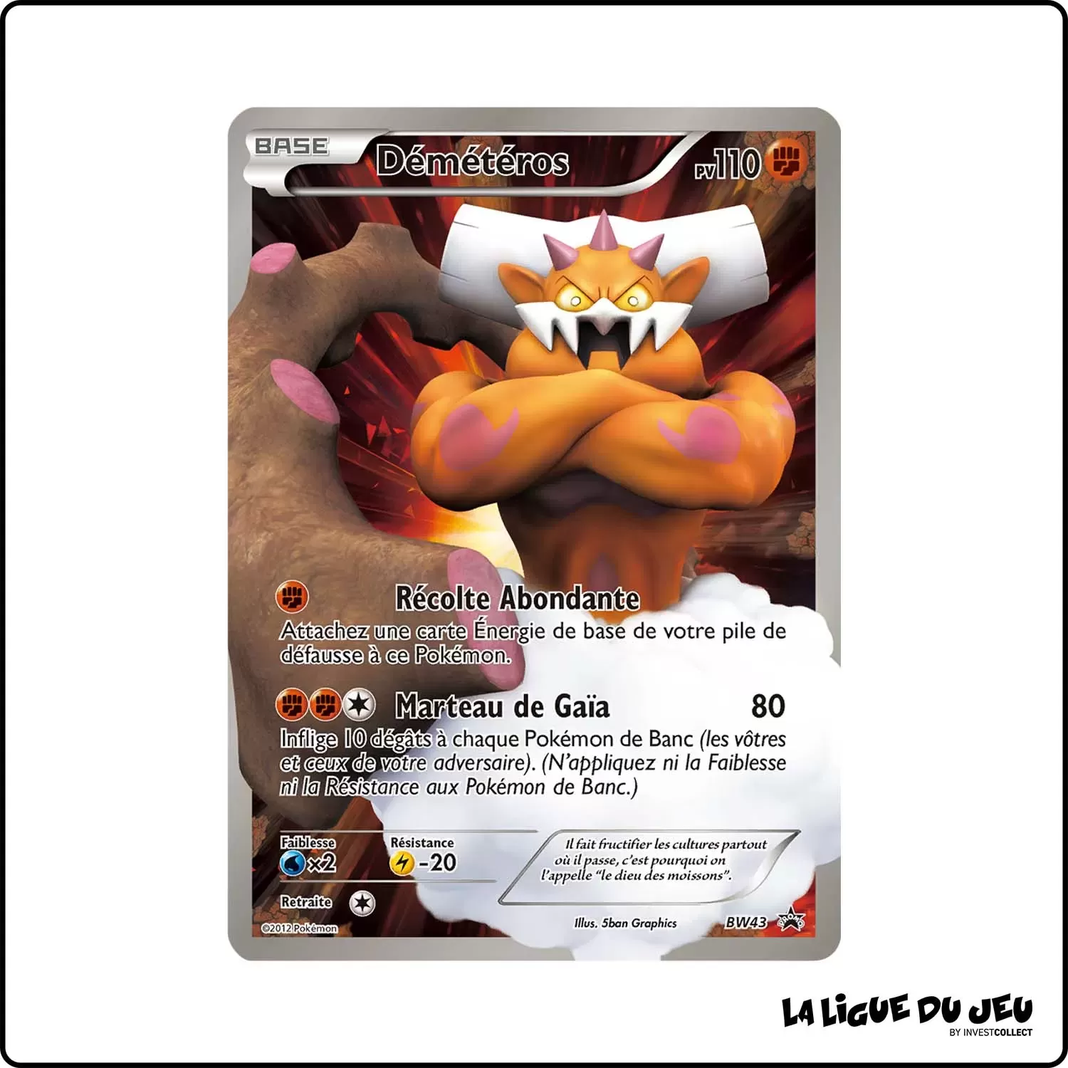 Promo - Pokemon - Noir et Blanc Promo - Démétéros BW43