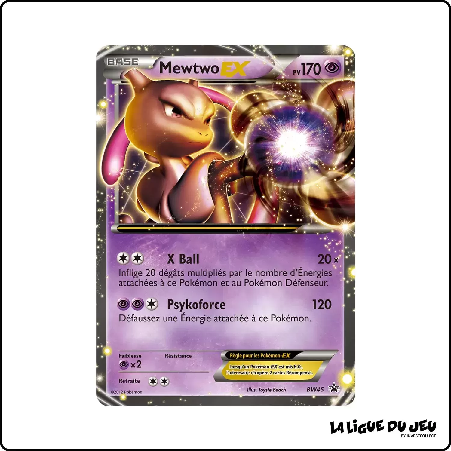 Promo - Pokemon - Noir et Blanc Promo - Mewtwo-EX BW45