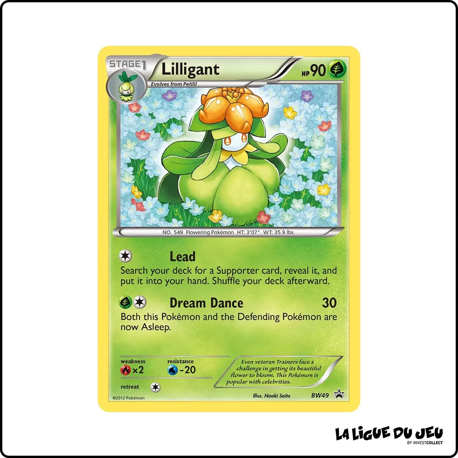 Promo - Pokemon - Noir et Blanc Promo - Lilligant BW49