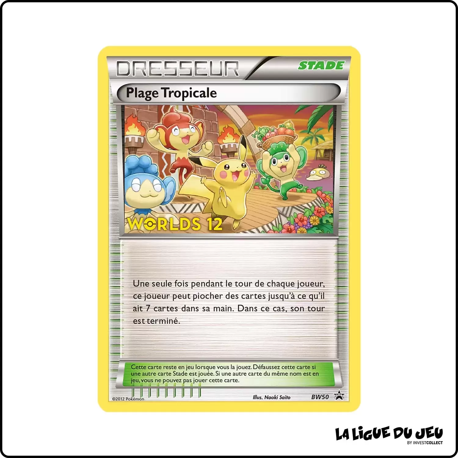 Promo - Pokemon - Noir et Blanc Promo - Plage Tropicale BW50