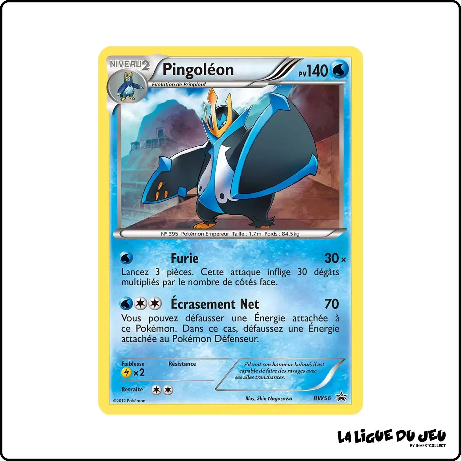 Promo - Pokemon - Noir et Blanc Promo - Pingoléon BW56