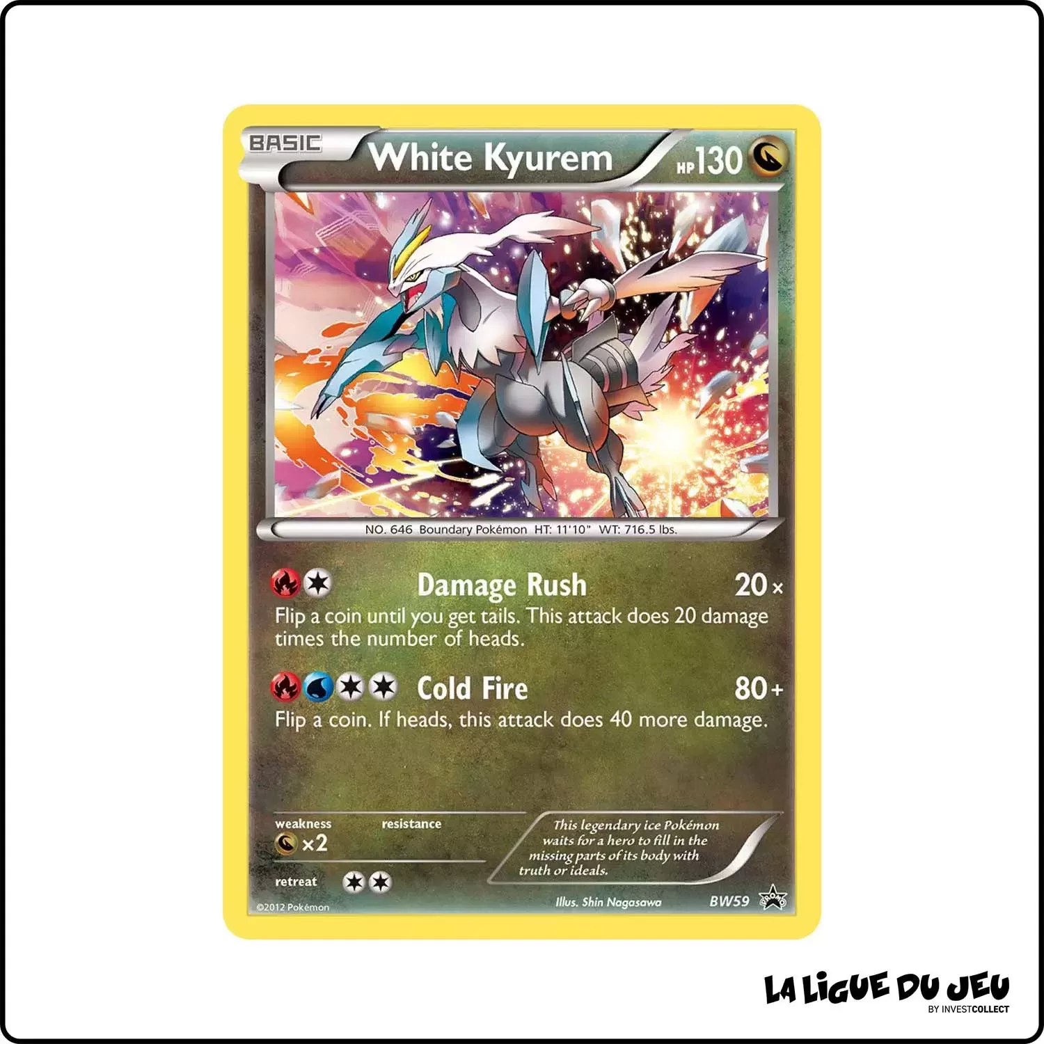 Promo - Pokemon - Noir et Blanc Promo - White Kyurem BW59